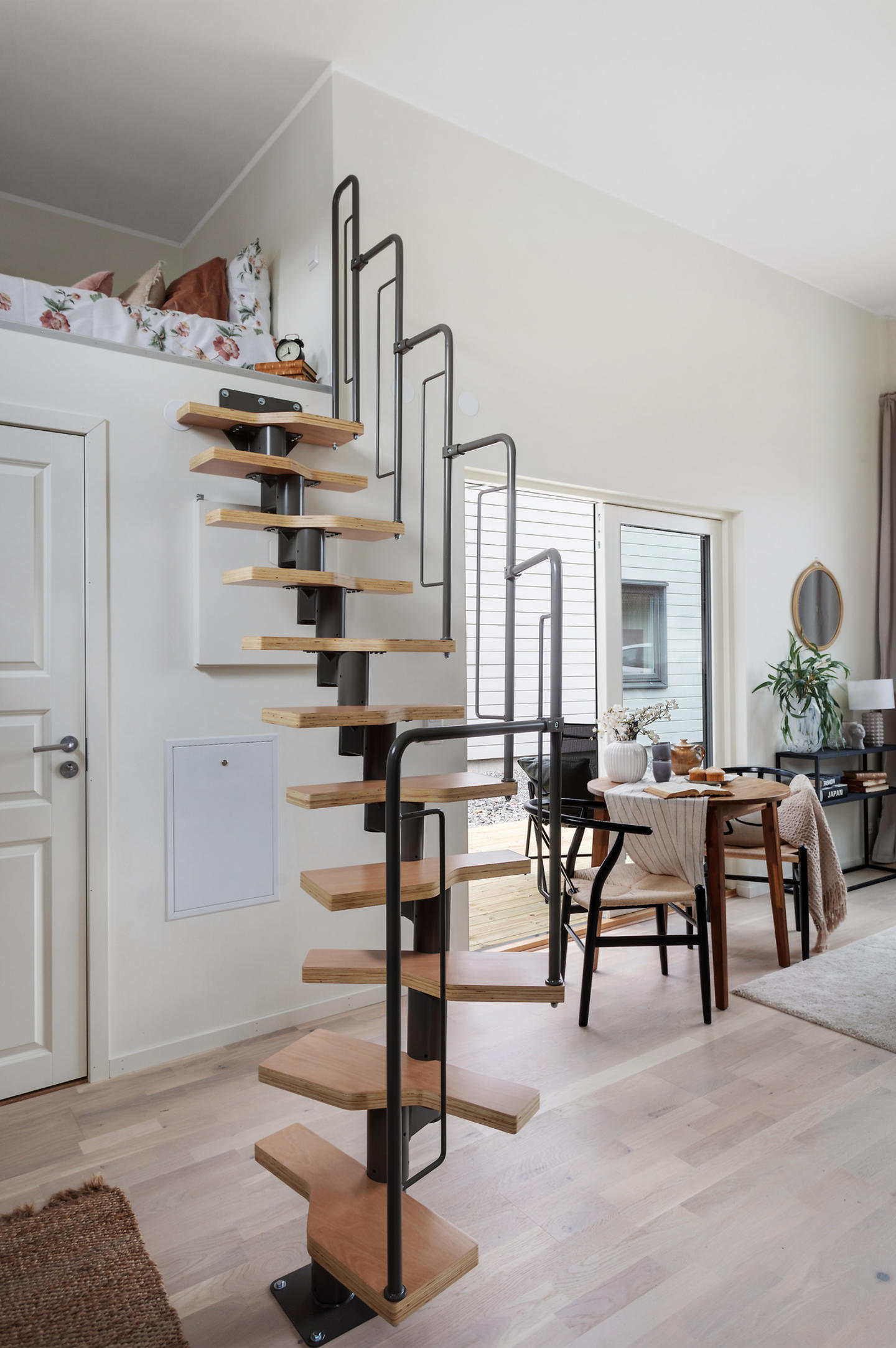 salon décoration scandinave petite maison 29m2