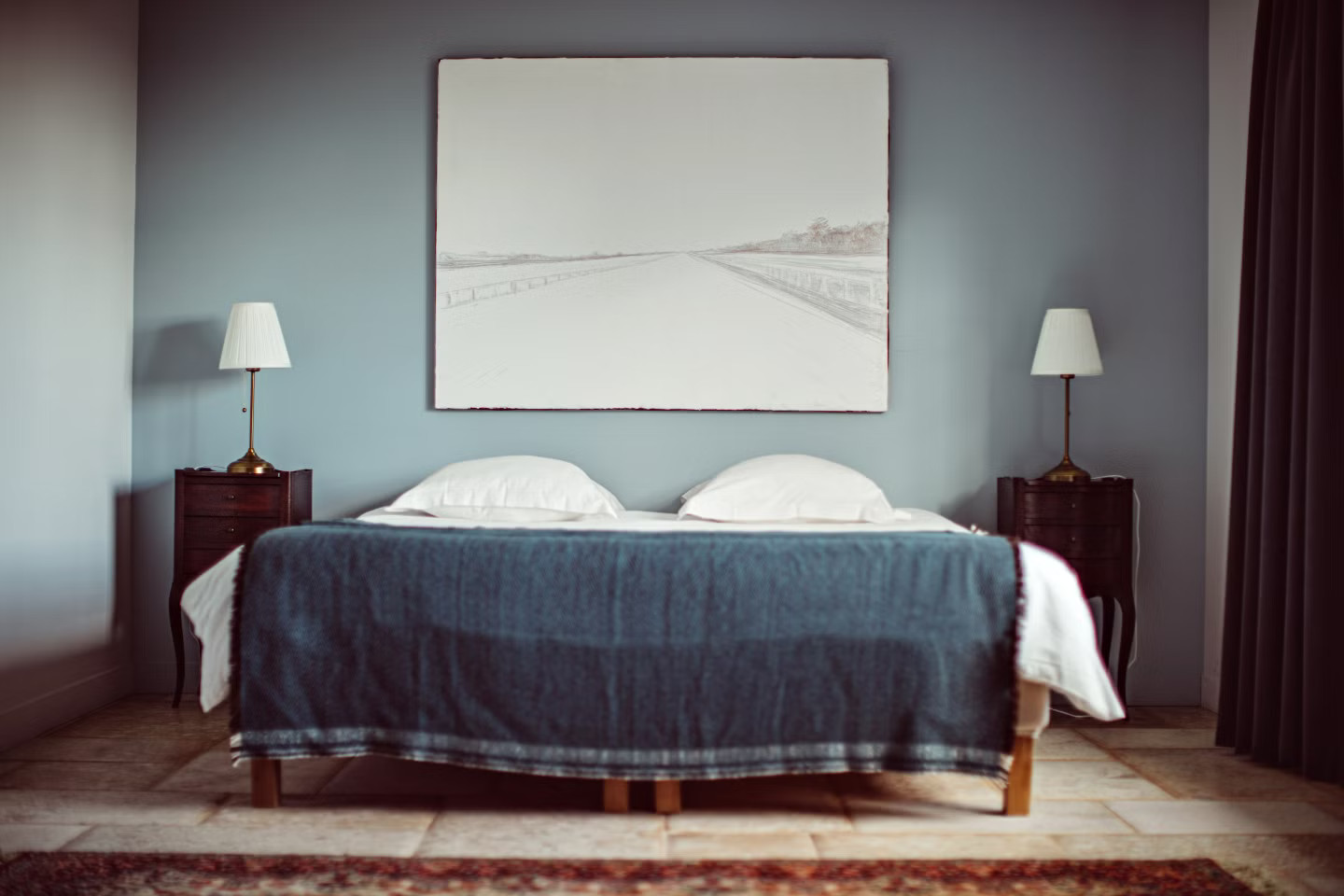 chambre mur bleu chambre mur bleu