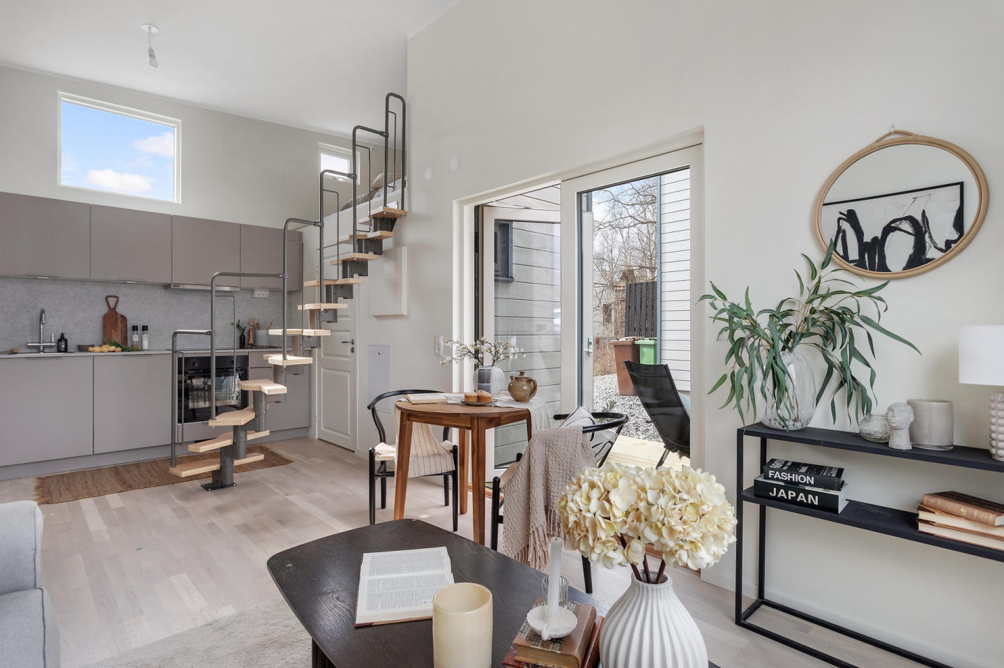 salon décoration scandinave petite maison 29m2