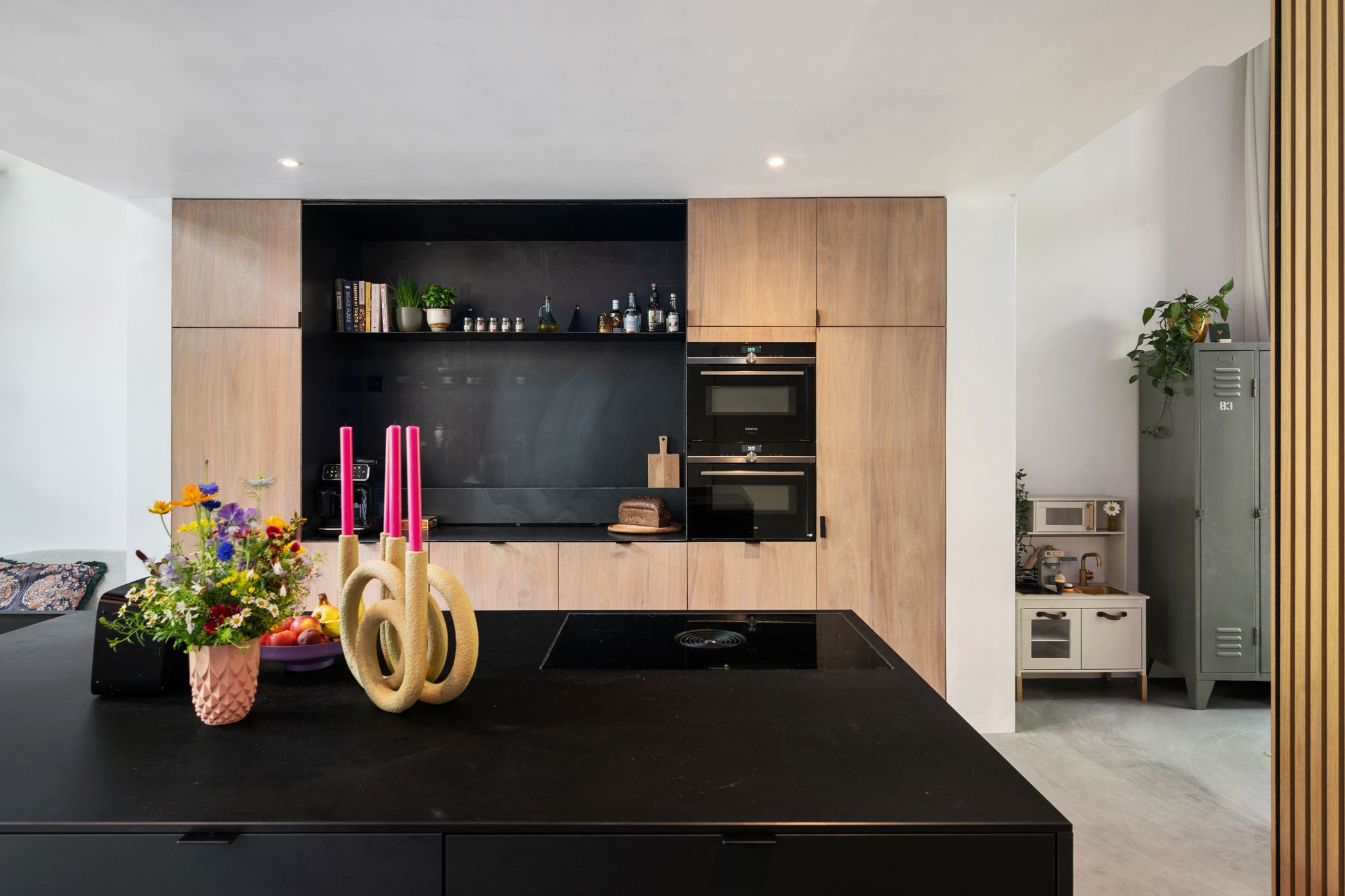 cuisine design appartement dans une ancienne école