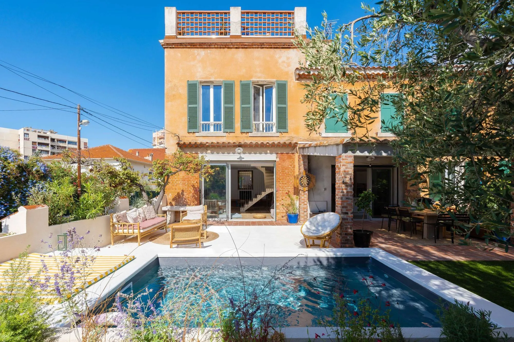 jardin de ville avec petite piscine maçonnée jardin de ville avec petite piscine maçonnée