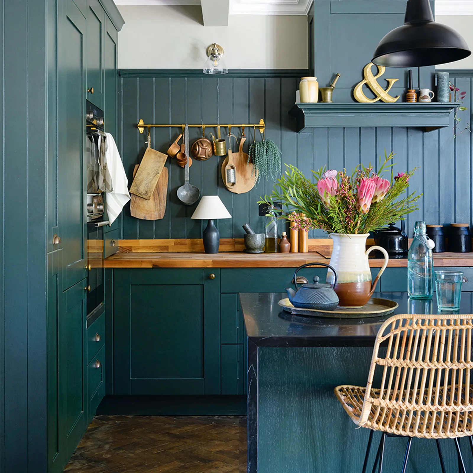 cuisine bleue dans cottage anglais cuisine bleue dans cottage anglais