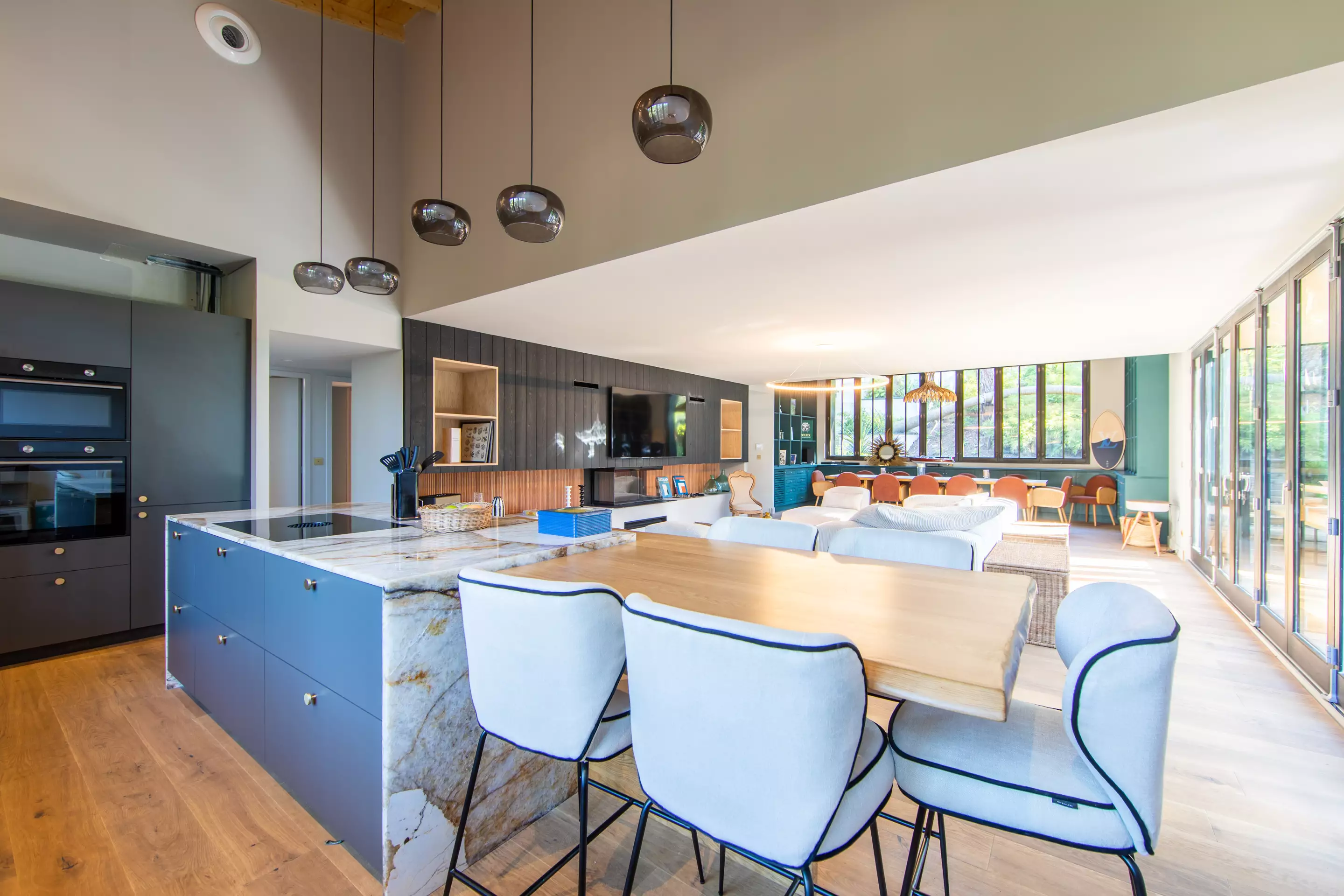 salon maison en bois Villa Lucy Le Cap Ferret