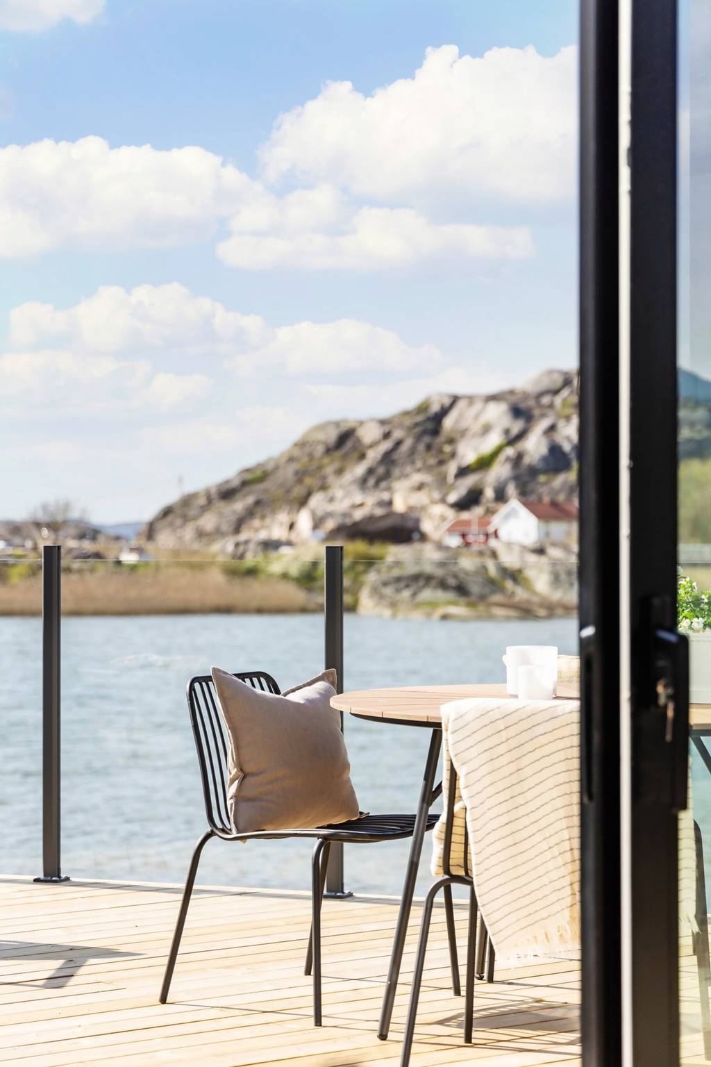 terrasse sur la mer