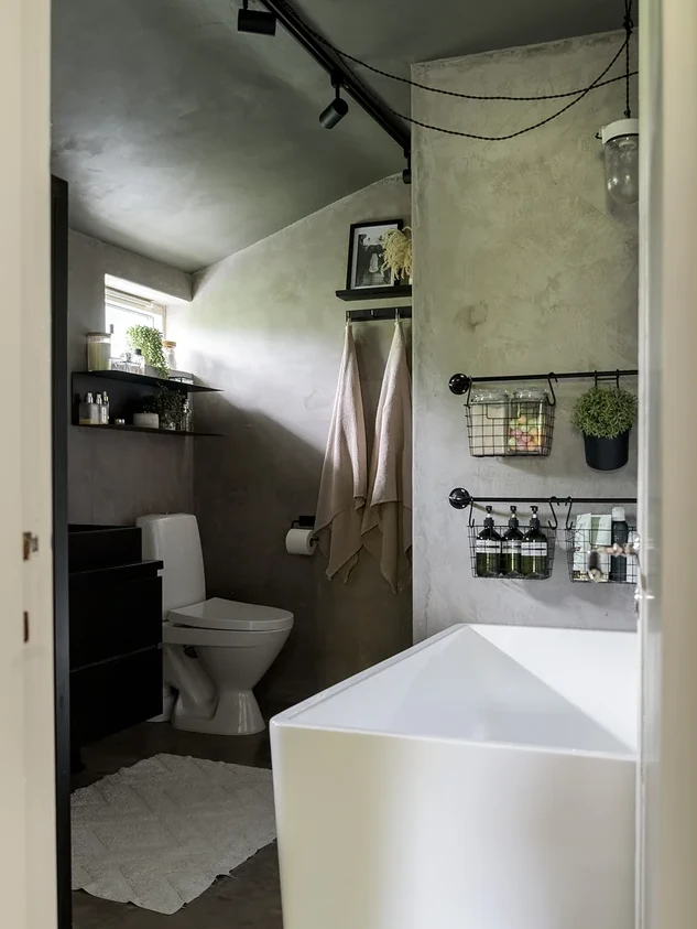 salle de bain mansardée
