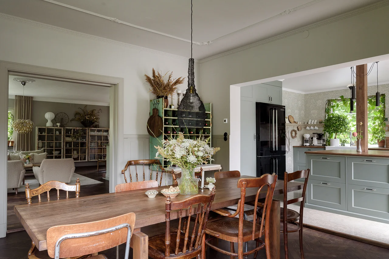 salle à manger et cuisine