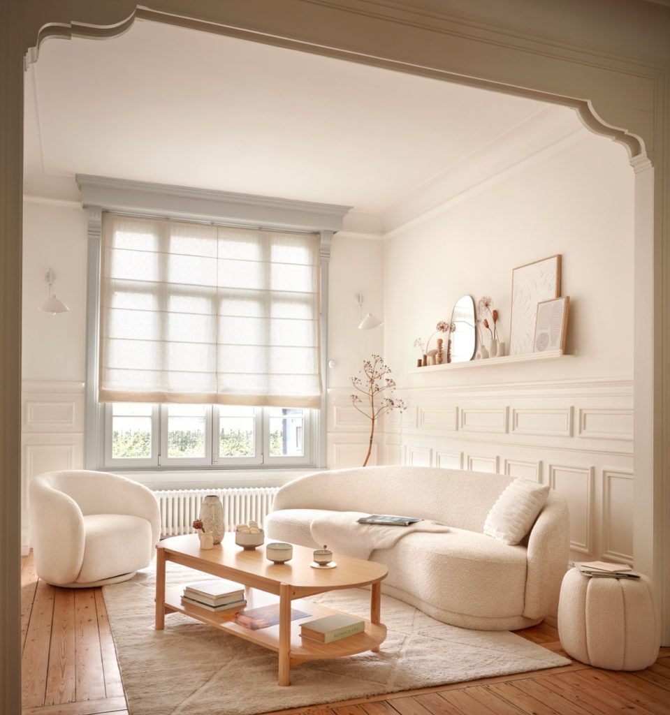 salon design beige nouveautés catalogue BUT automne/hiver 2024/2025