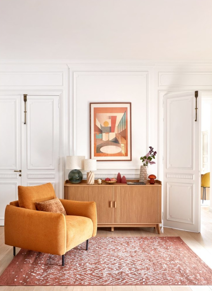 salon haussmannien décoration design