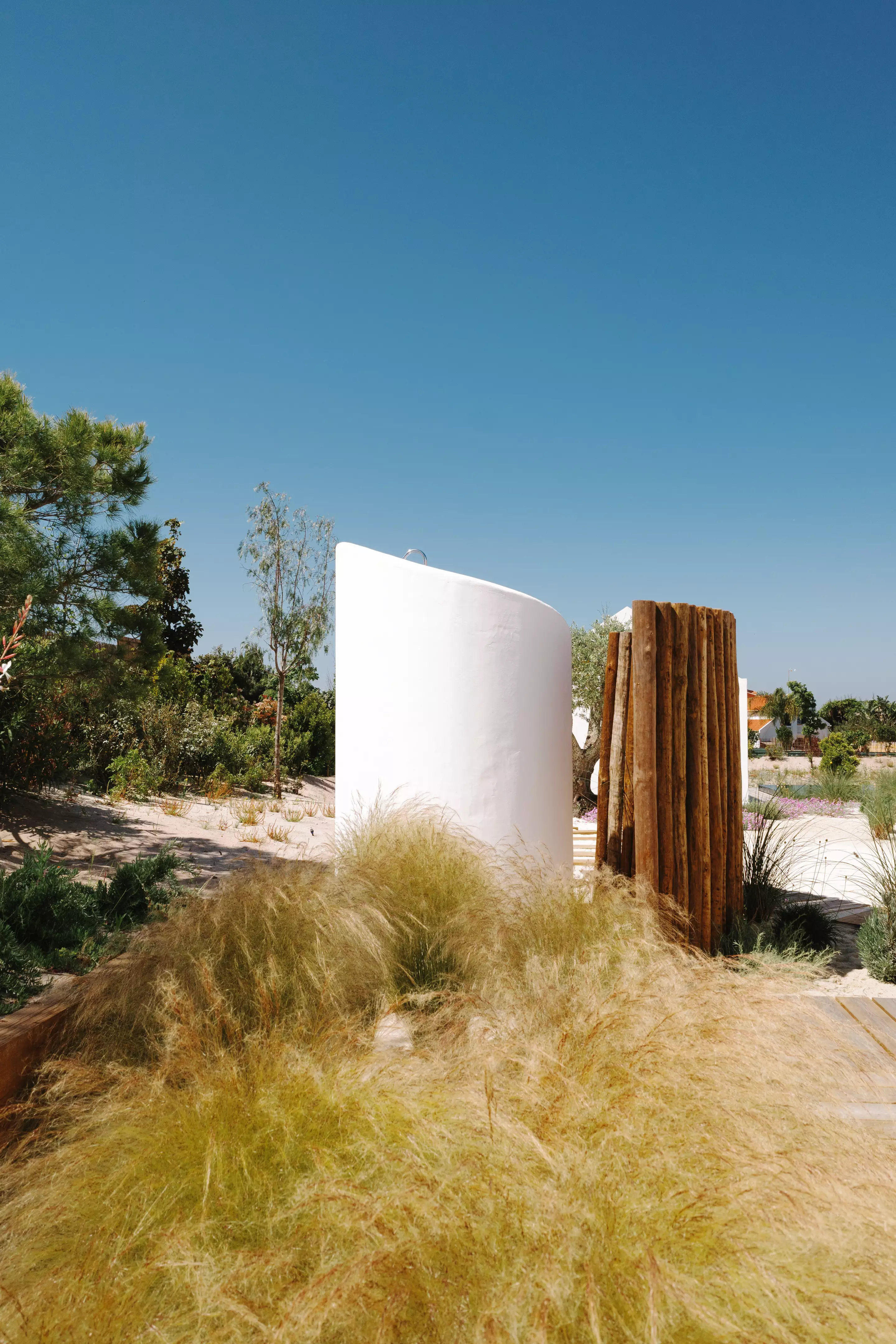 douche de jardin design Casa Enea