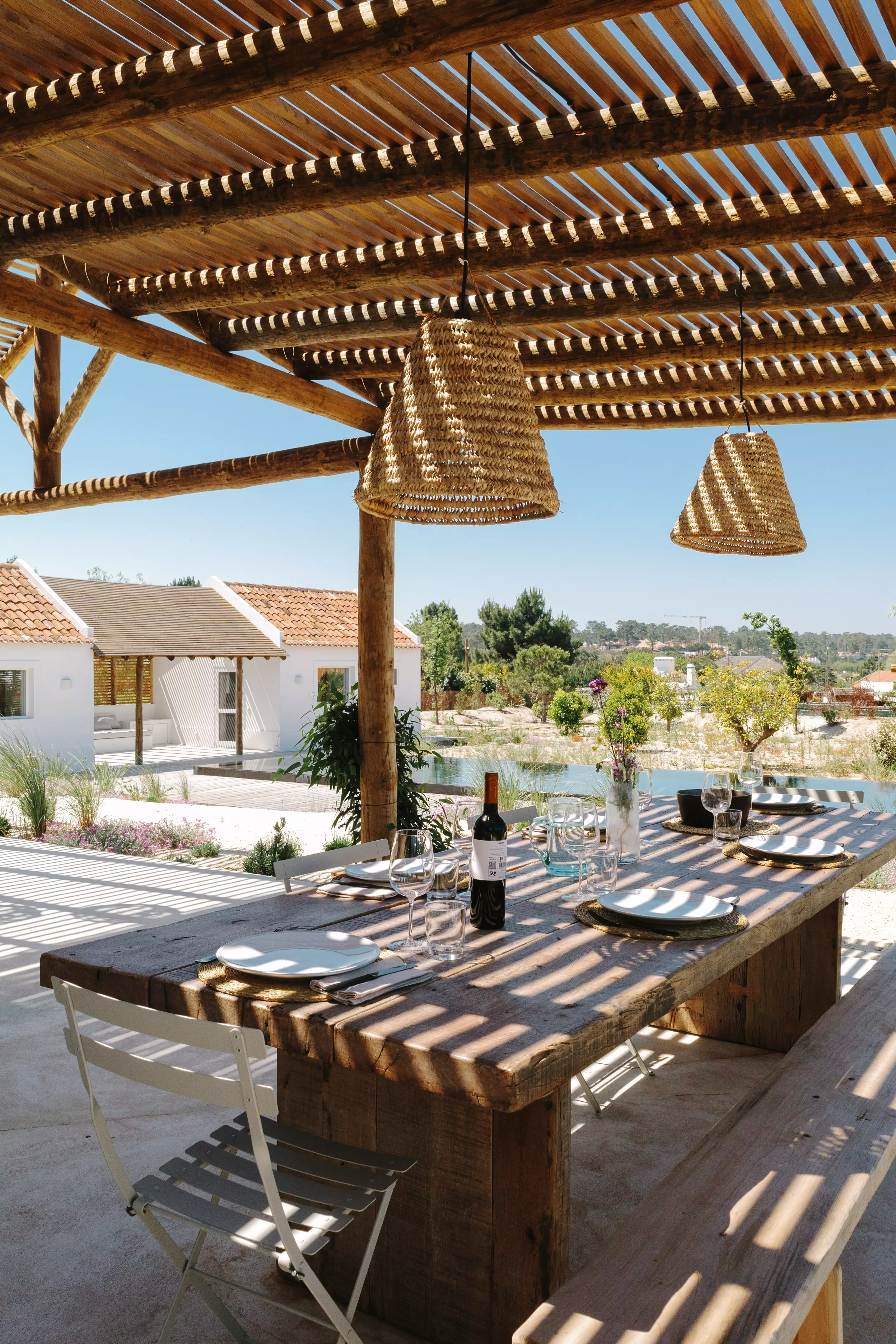 terrasse avec pergola Casa Enea