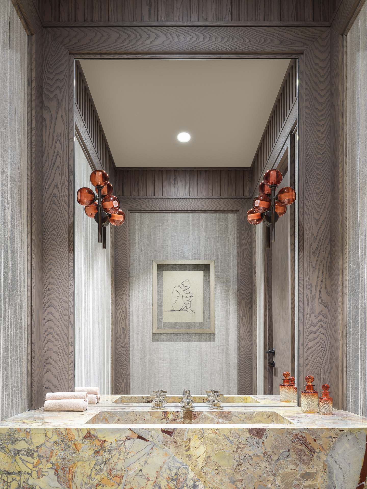 salle de bain marbre