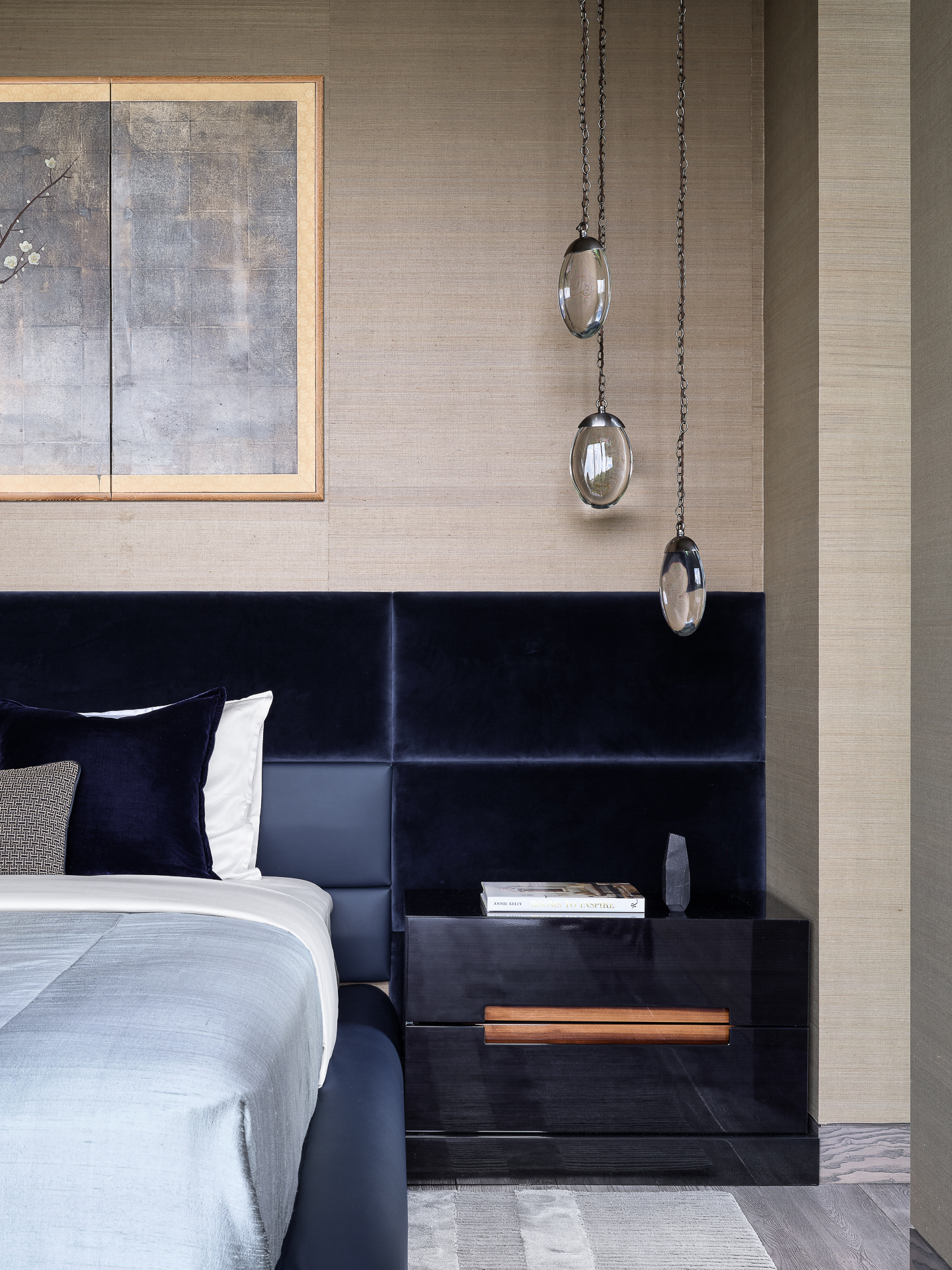 chambre appartement décoration contemporaine inspiré par l'Asie