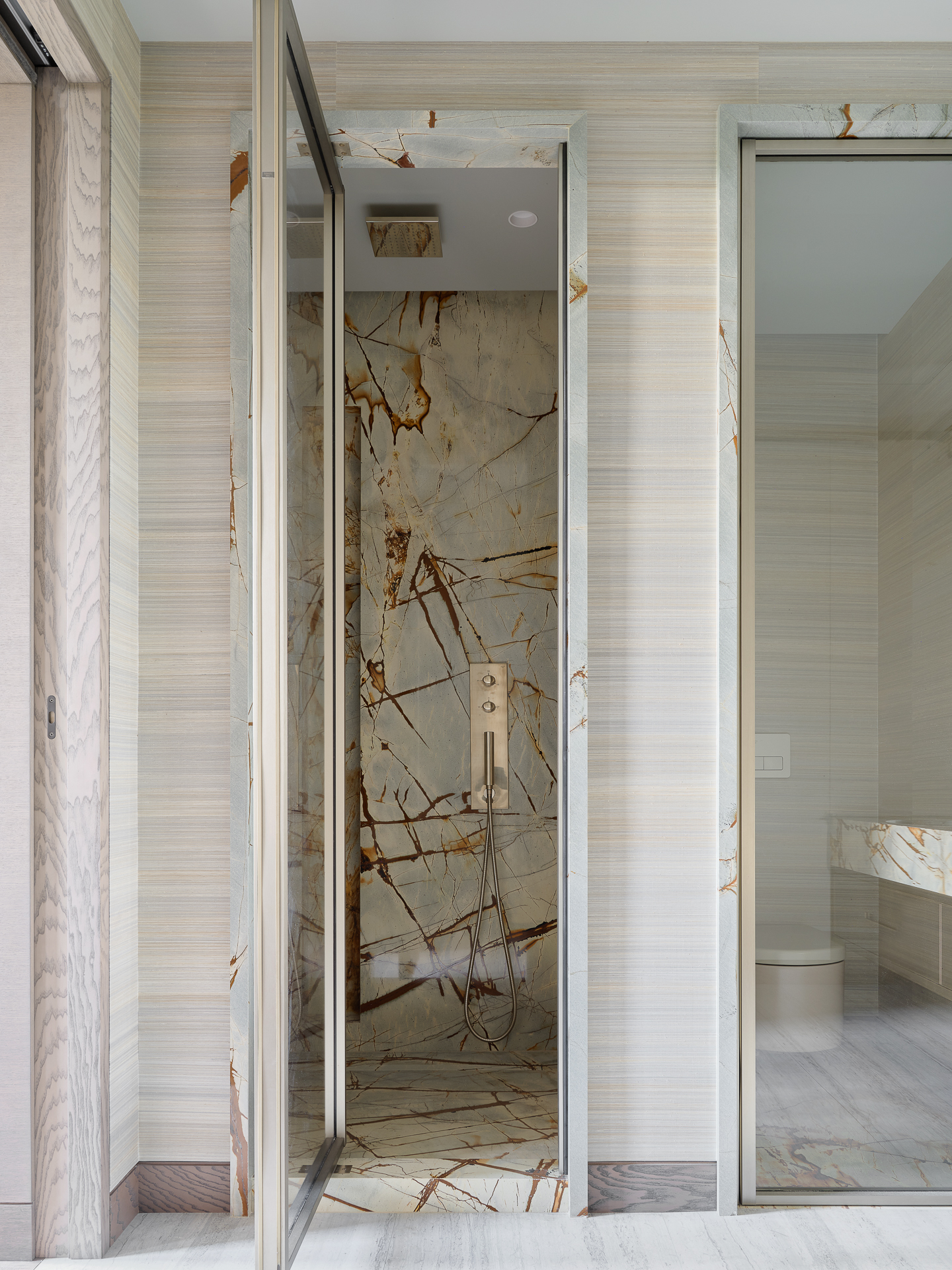 salle de bain marbre