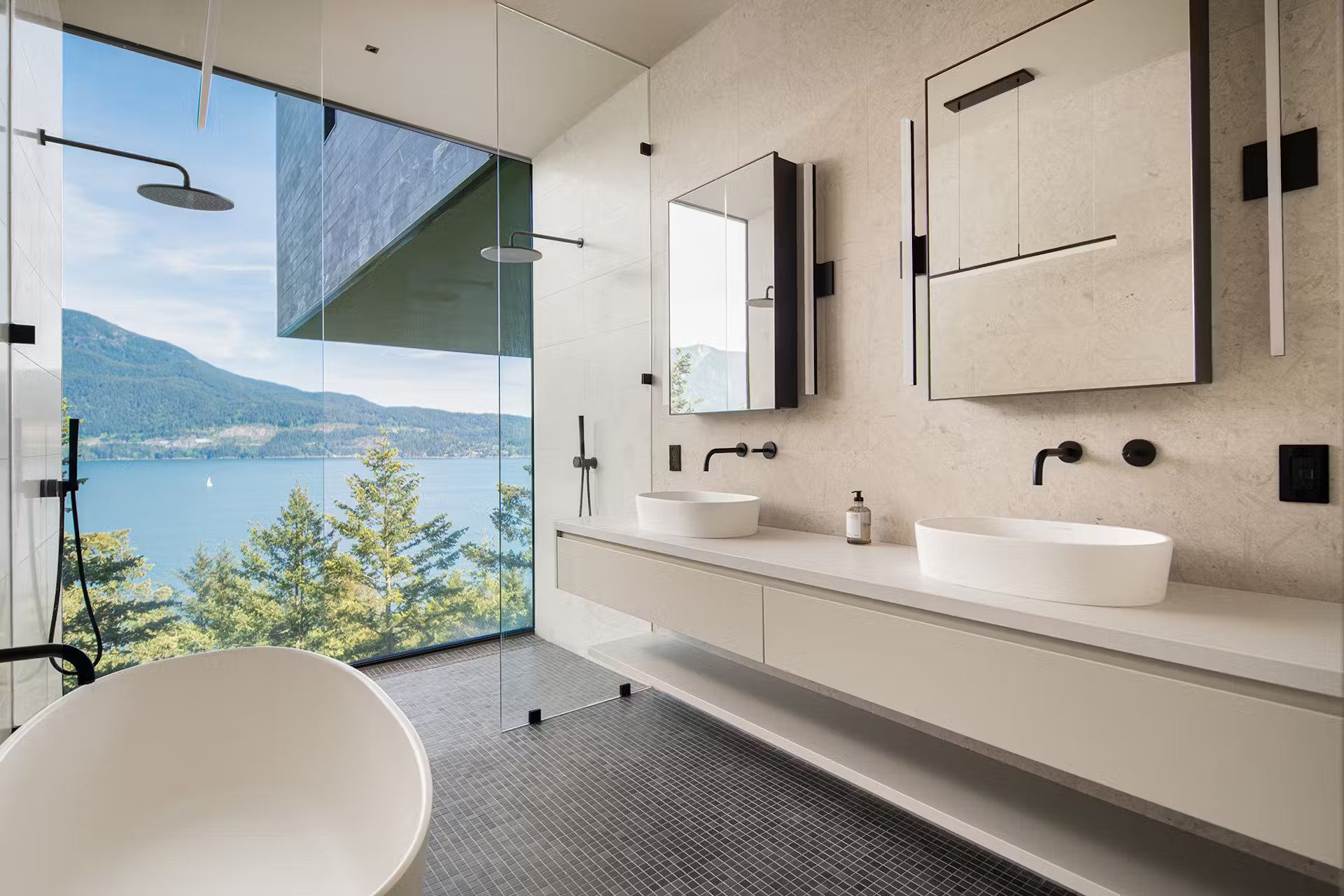 salle de bain design avec baie vitrée maison architecte salle de bain design avec baie vitrée maison architecte