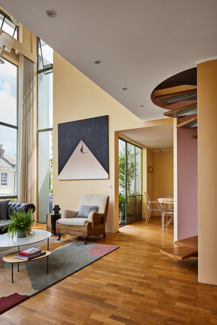 salon maison architecte Londres