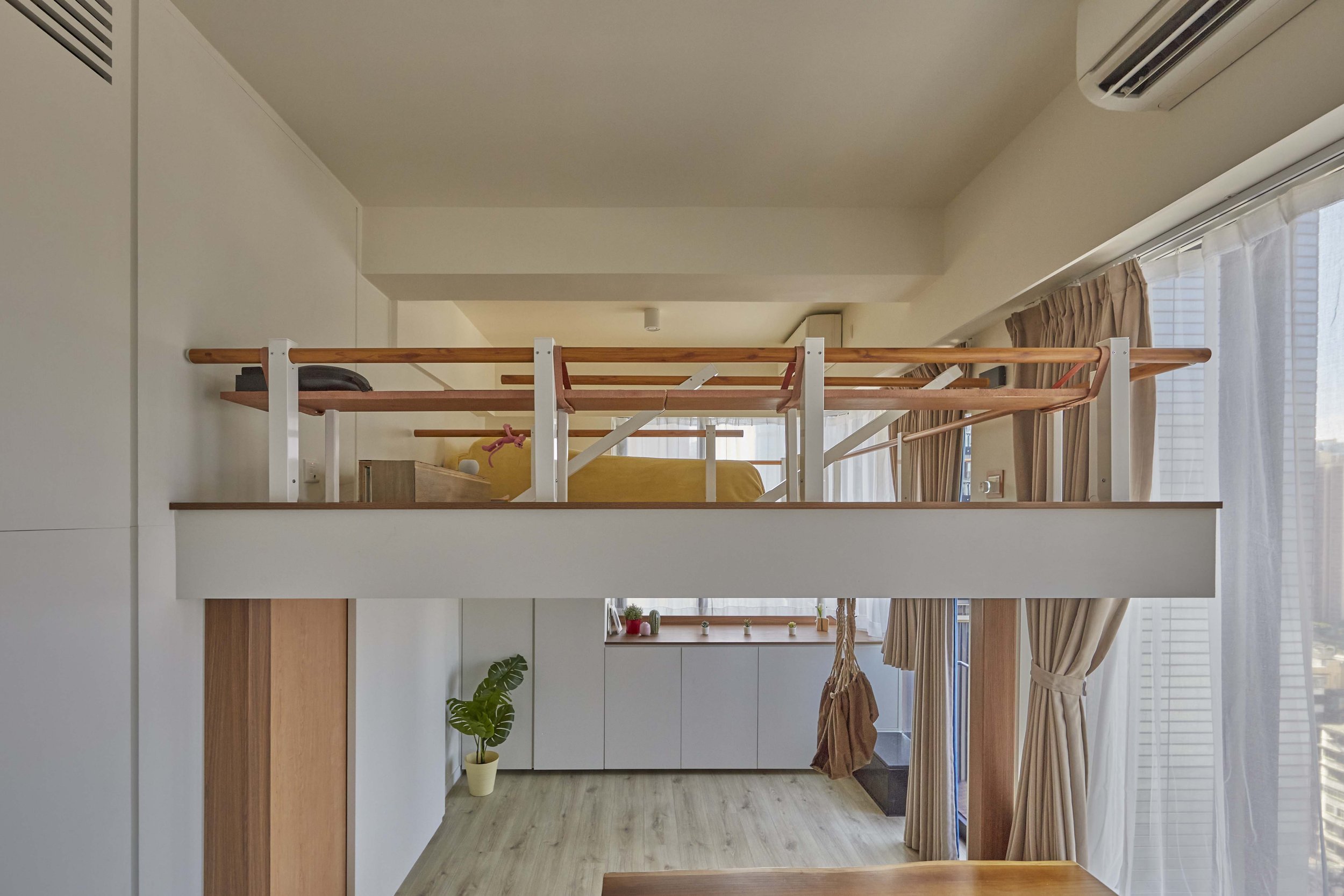 mezzanine avec lit