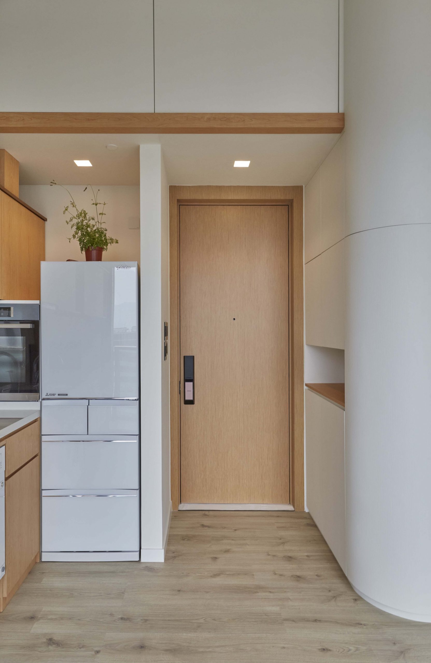 entrée avec meuble sur mesure