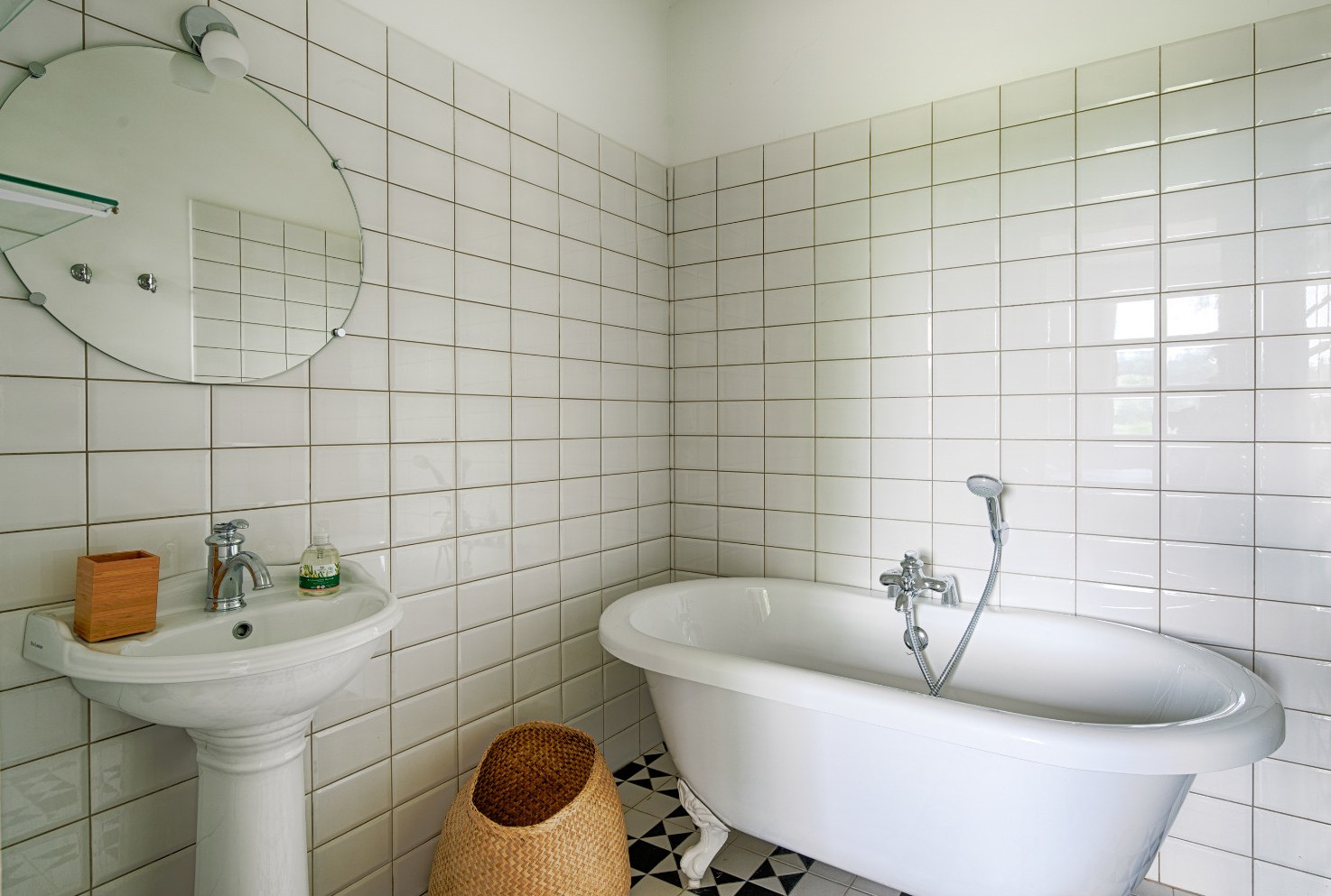 salle de bain rétro