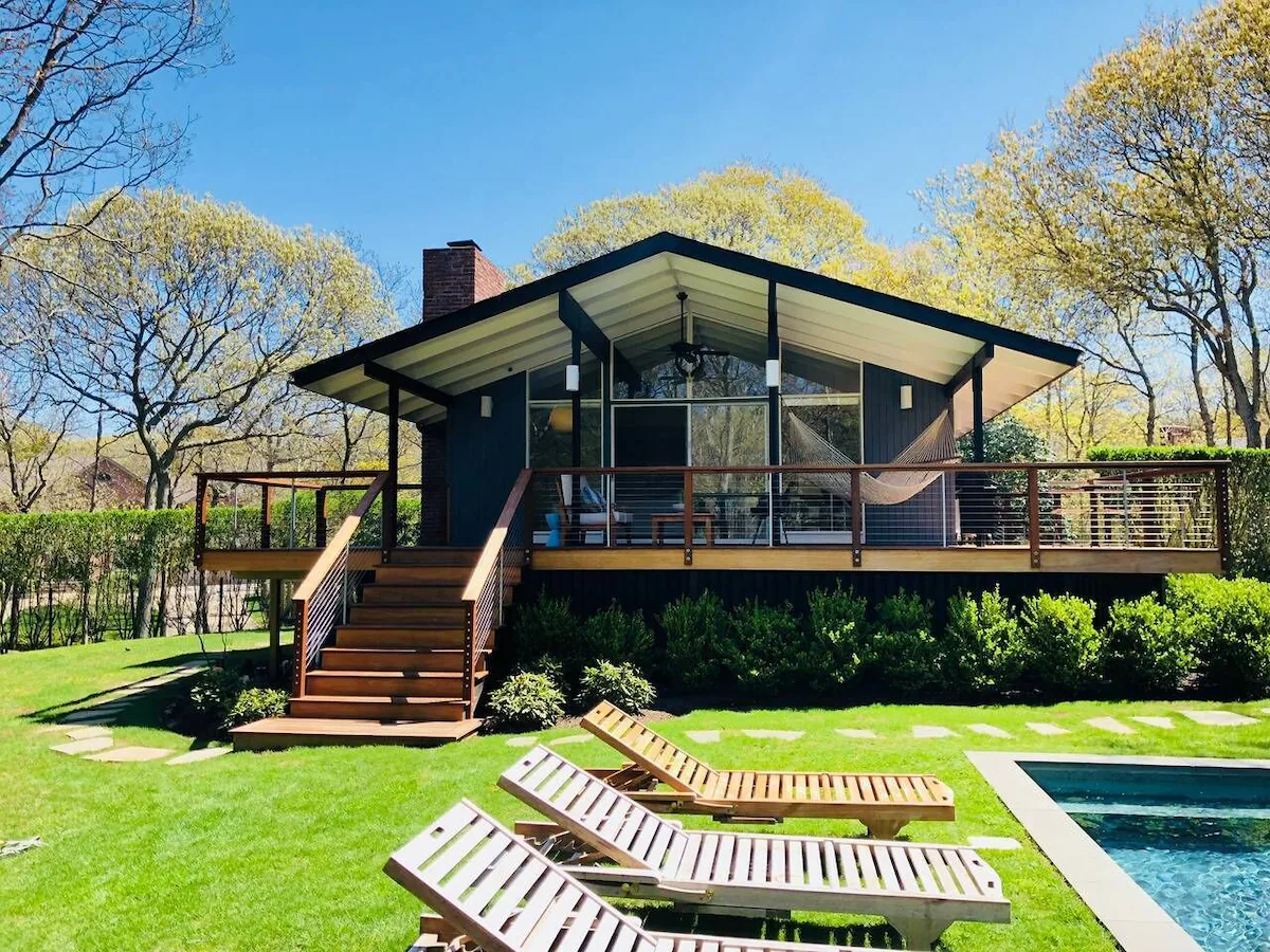 maison en bois Hamptons