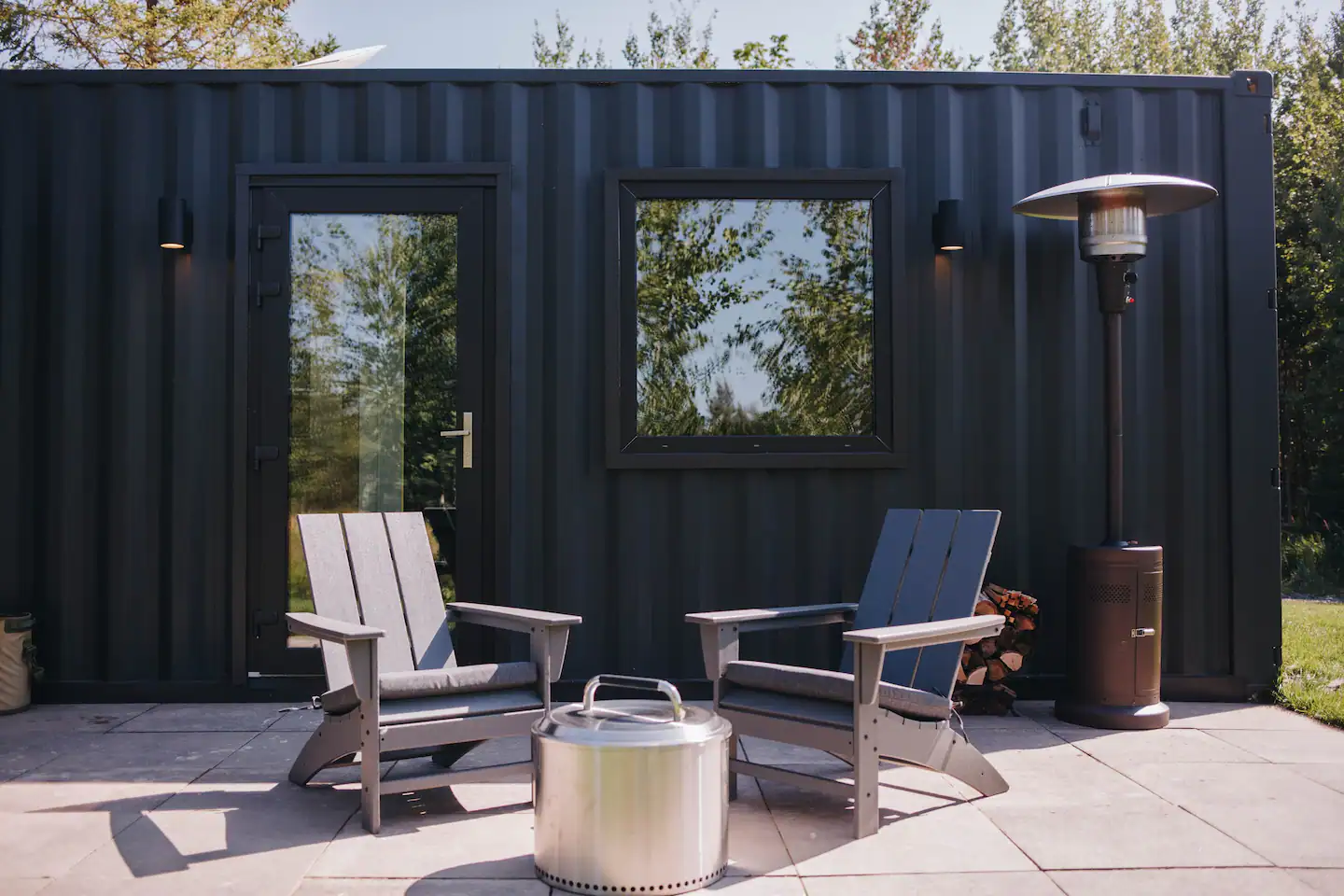 terrasse mini maison container 45m2