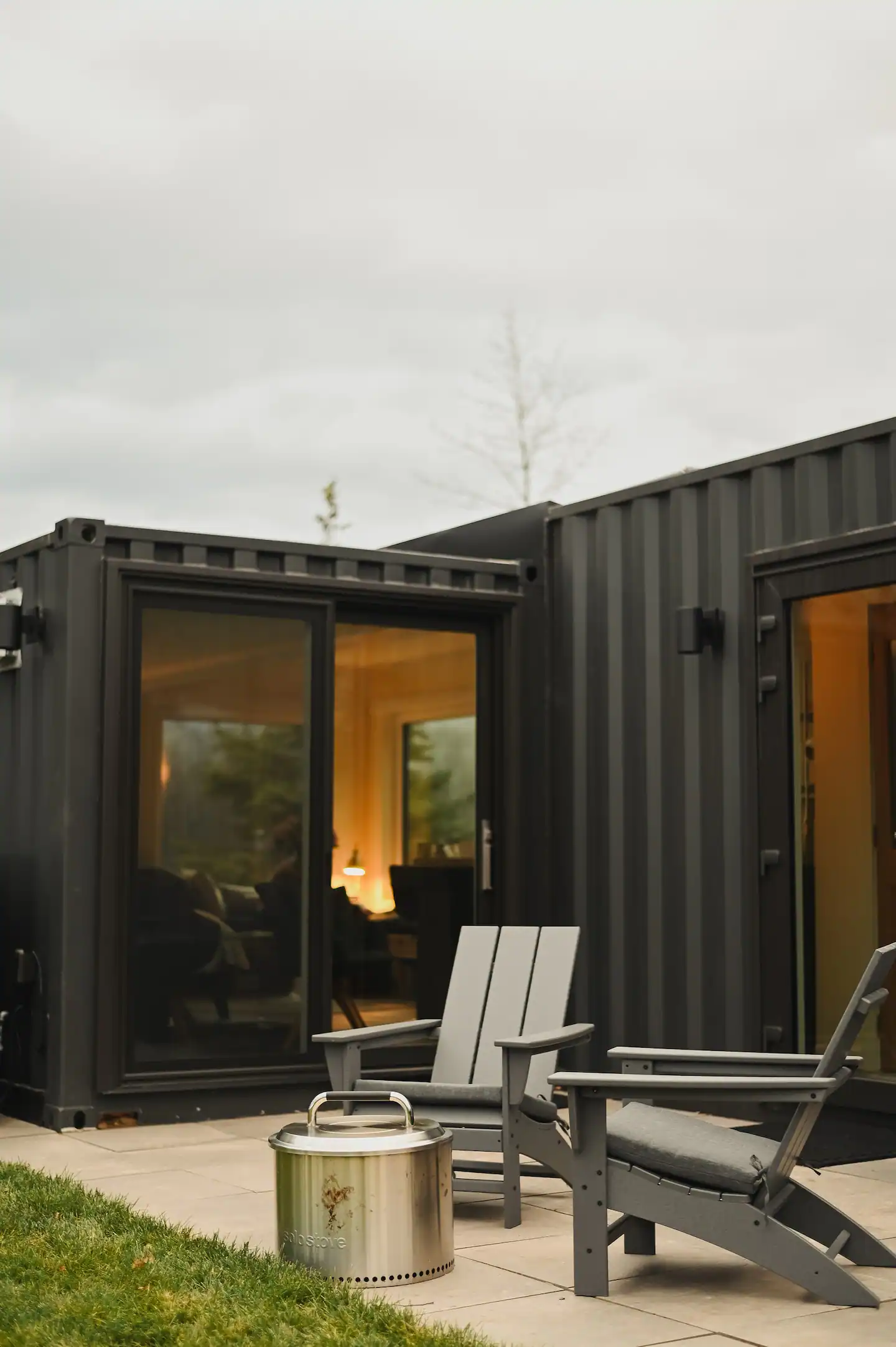 terrasse mini maison container 45m2