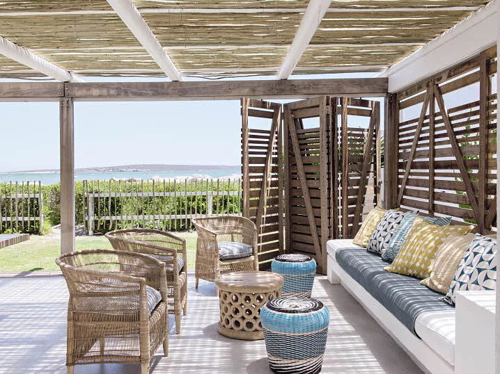 terrasse avec pergola bois et cannisses vue mer terrasse avec pergola bois et cannisses vue mer