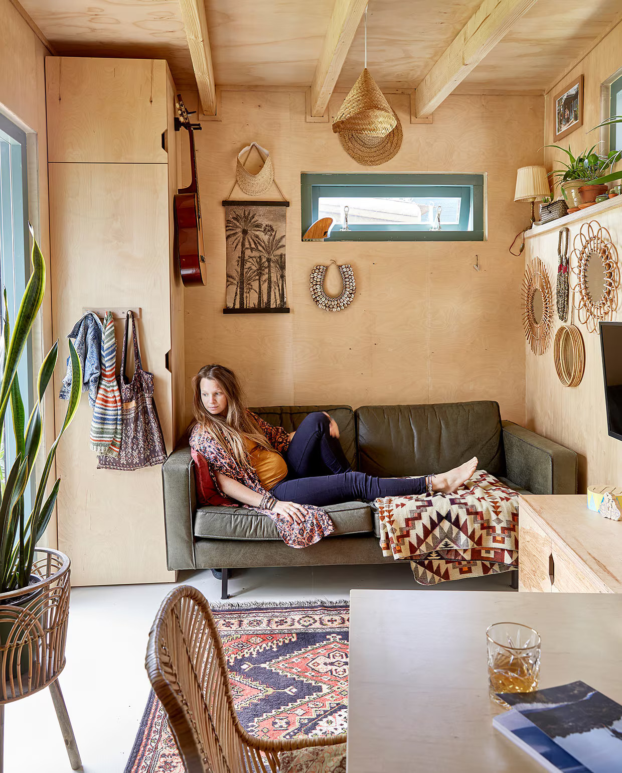 tiny house en bois décoration contemporaine