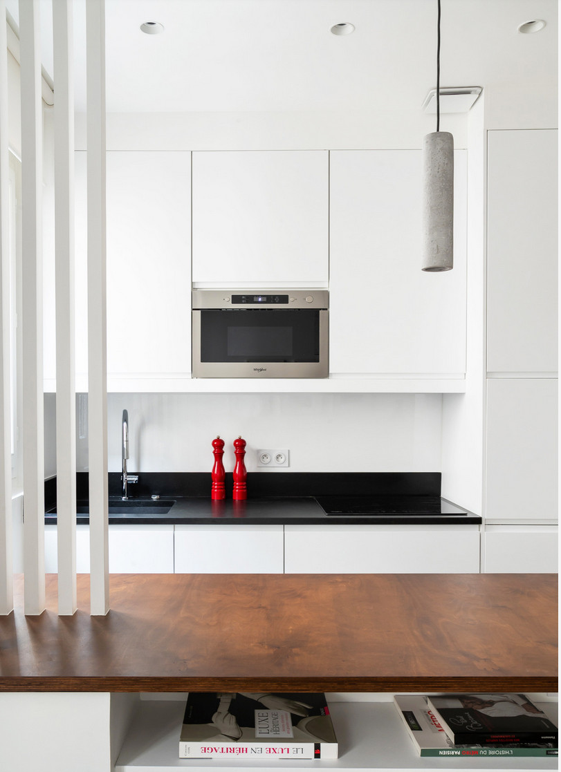 cuisine ouverte studio 26m2 Paris cuisine ouverte studio 26m2 Paris