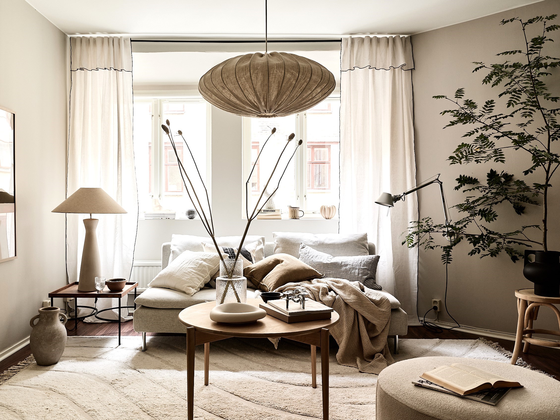 salon décoration scandinave beige studio 43m2 salon décoration scandinave beige studio 43m2