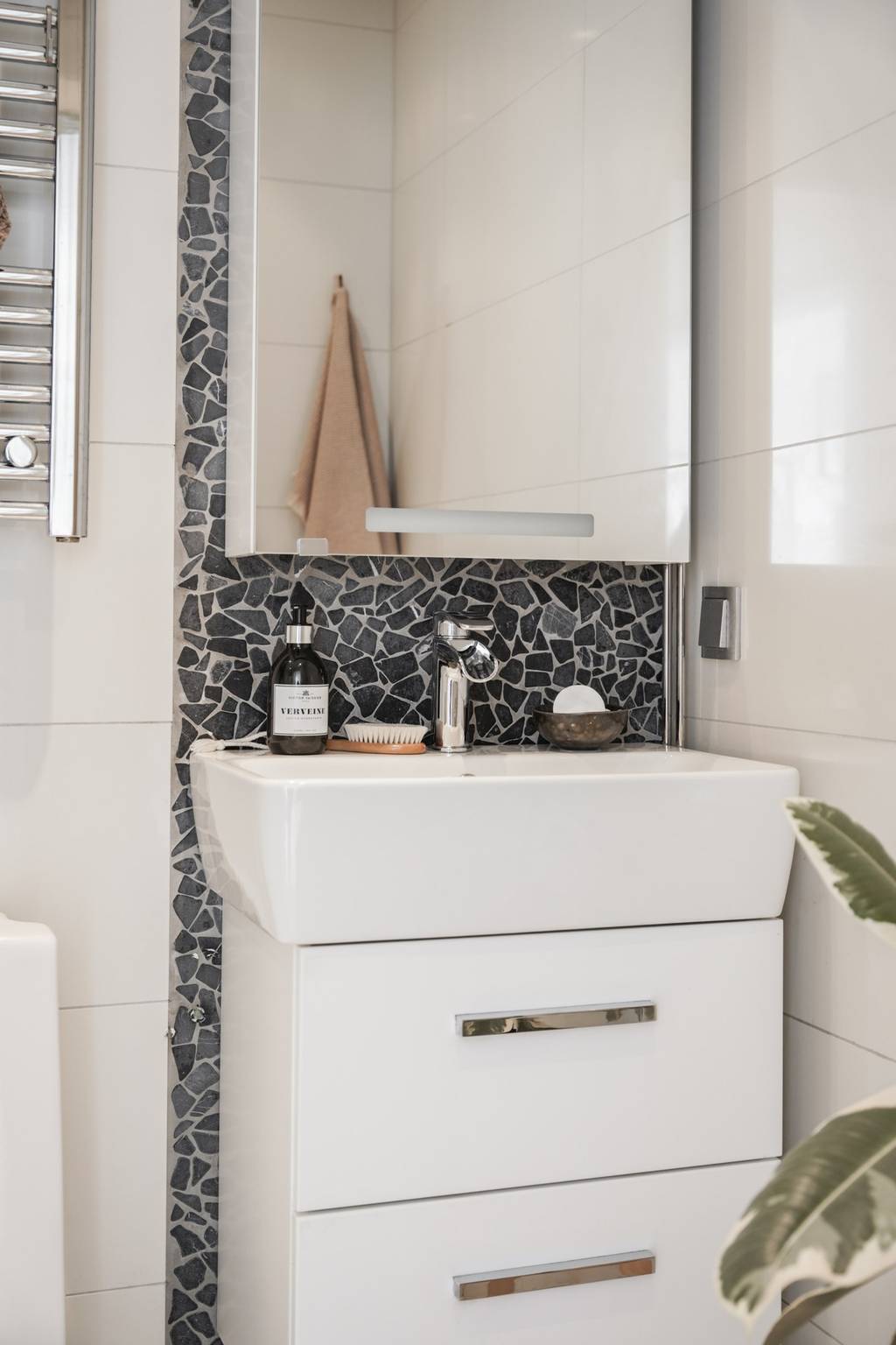 salle de bain blanche et noire salle de bain blanche et noire