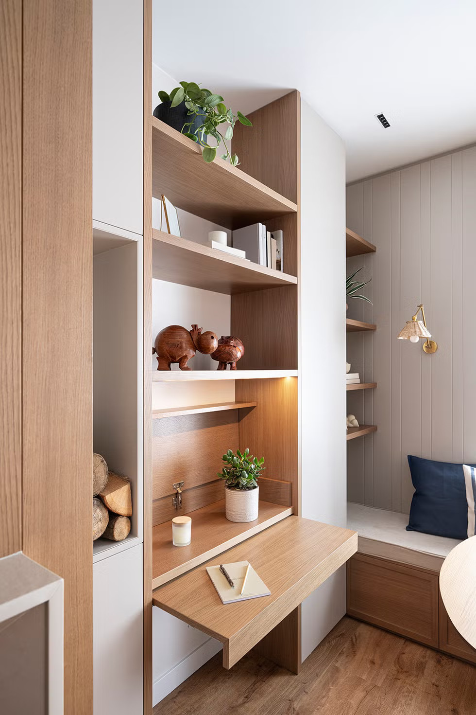 bibliothèque sur mesure avec bureau escamotable bibliothèque sur mesure avec bureau escamotable