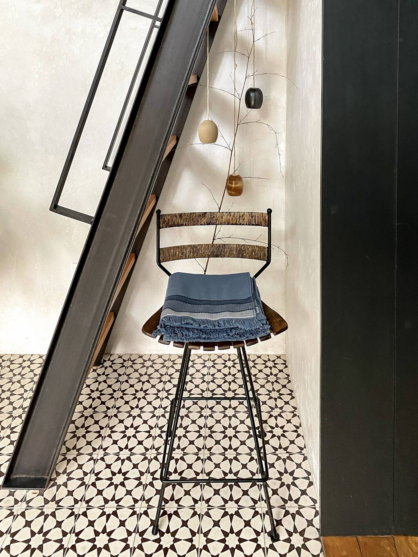 escalier métal pour mezzanine