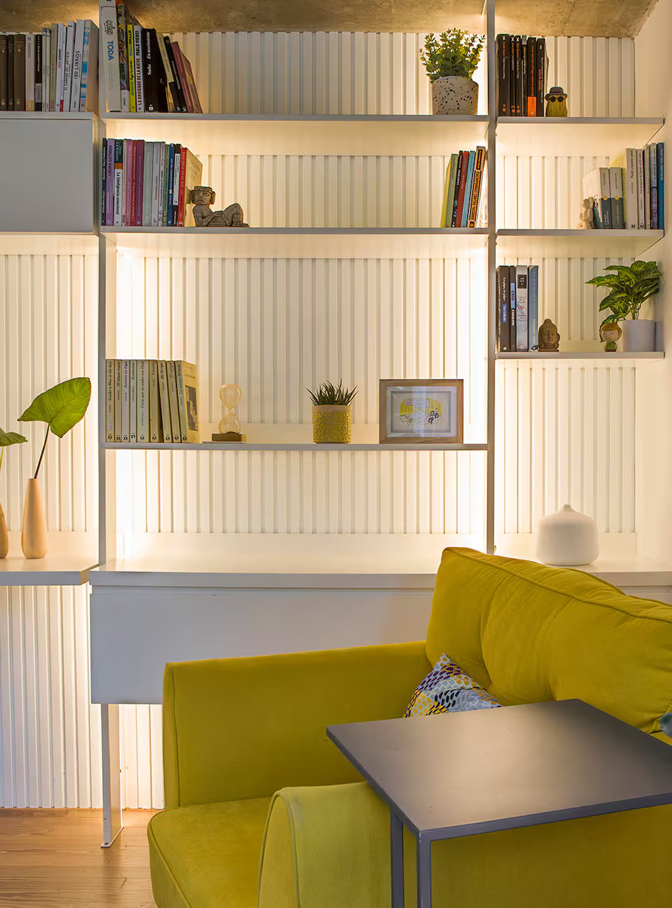 bureau décoration contemporaine maison en béton