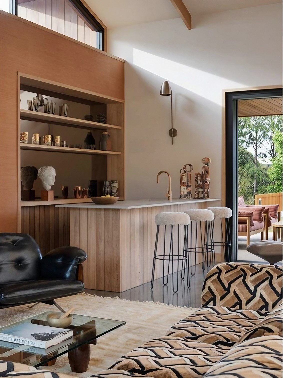 salon avec bar maison en bois salon avec bar maison en bois