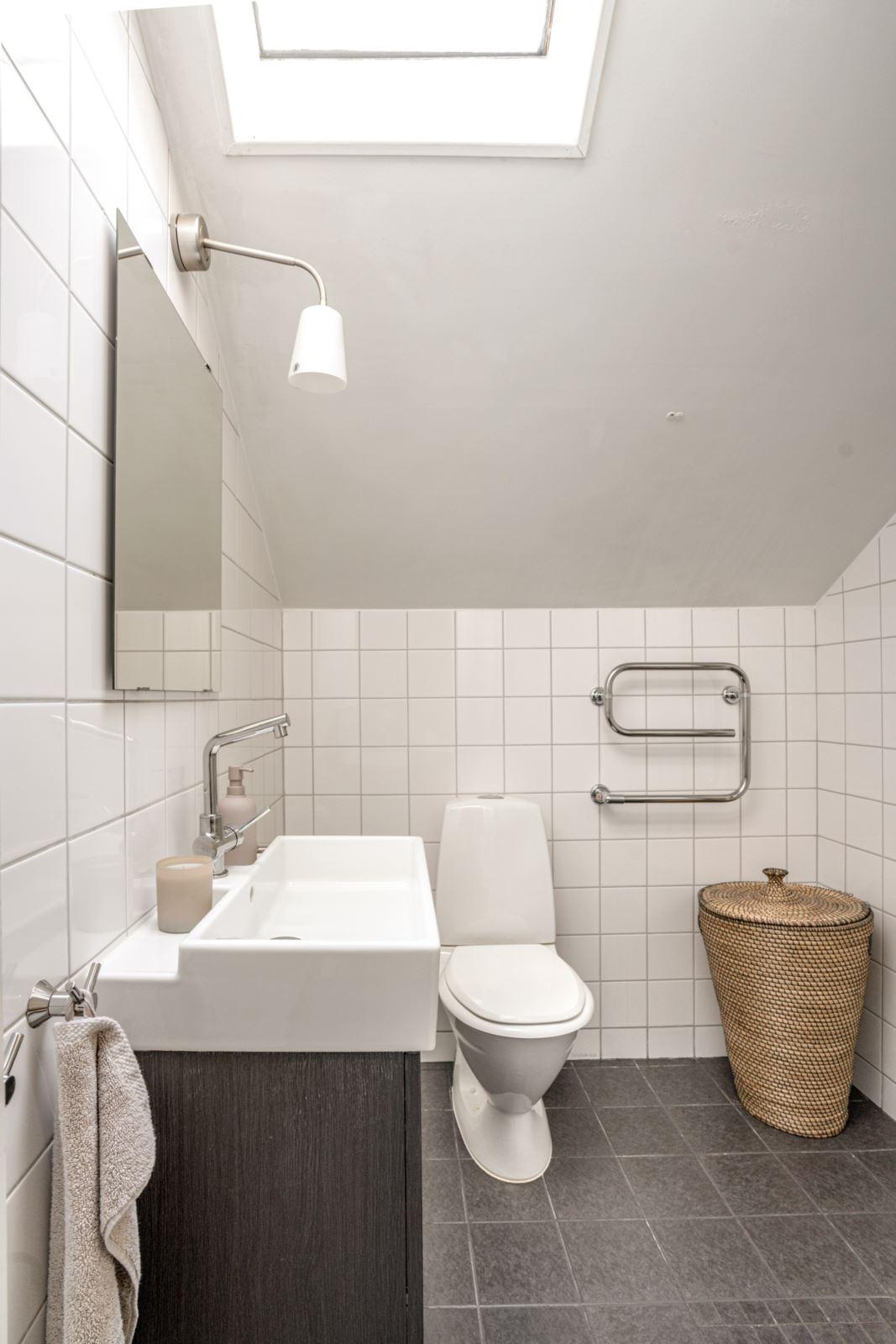 salle de bain avec velux