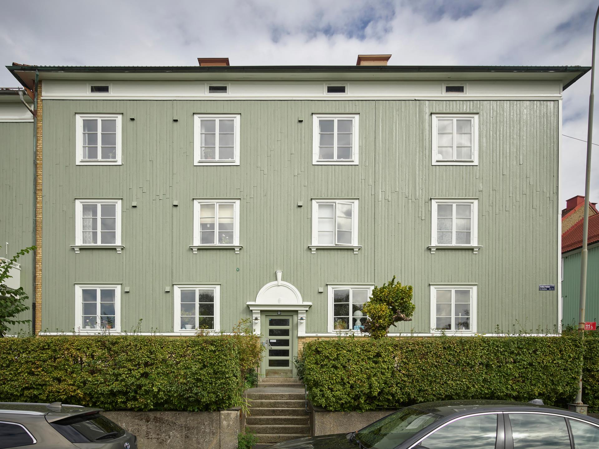 immeuble Göteborg Suède façade verte immeuble Göteborg Suède façade verte