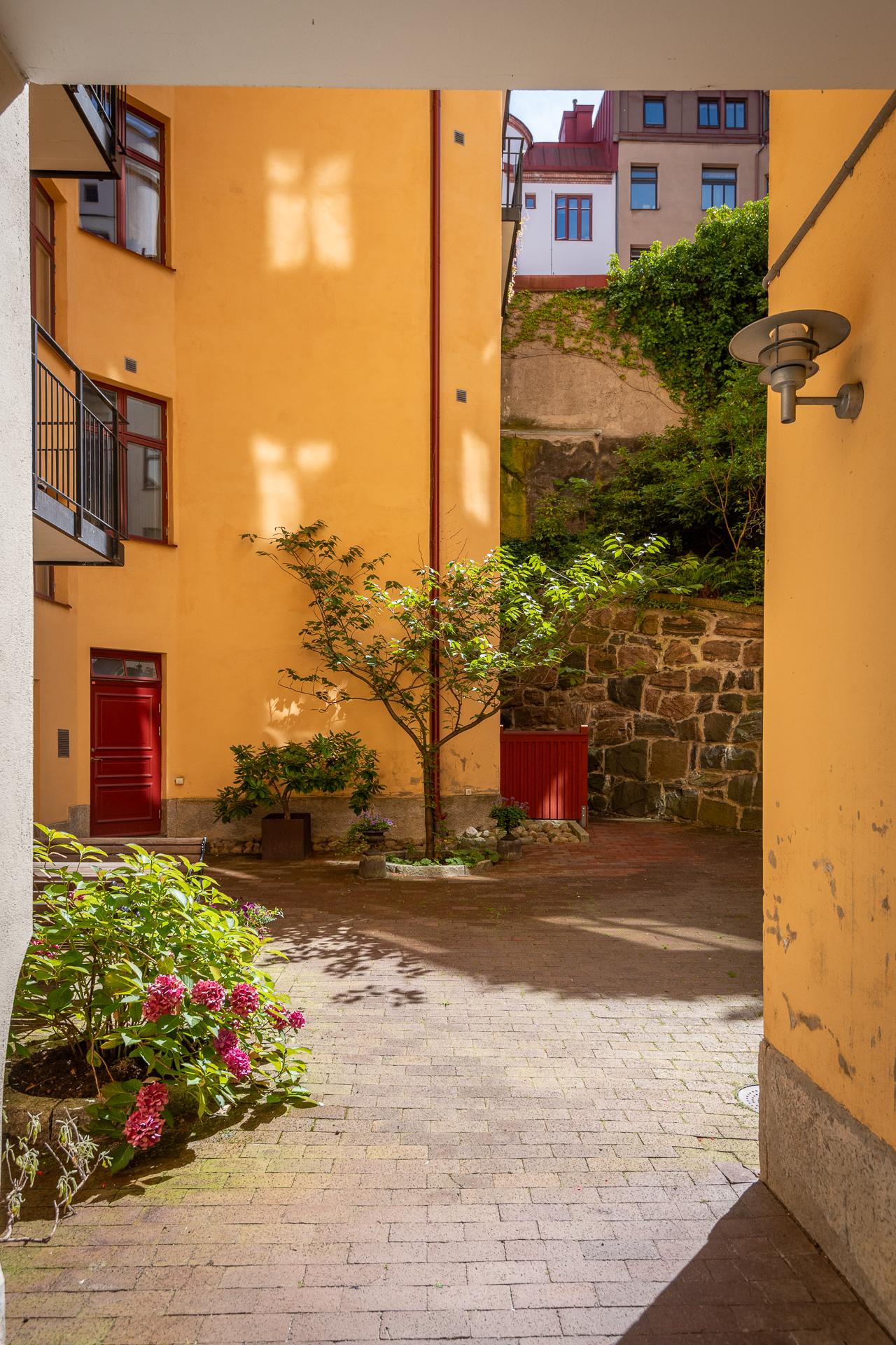 cour immeuble Suède