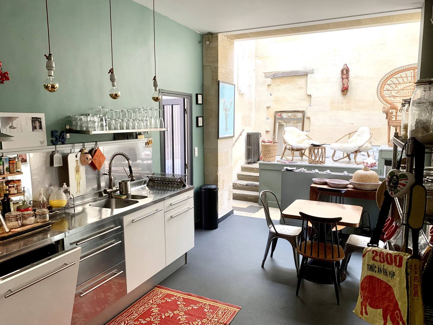 cuisine avec patio