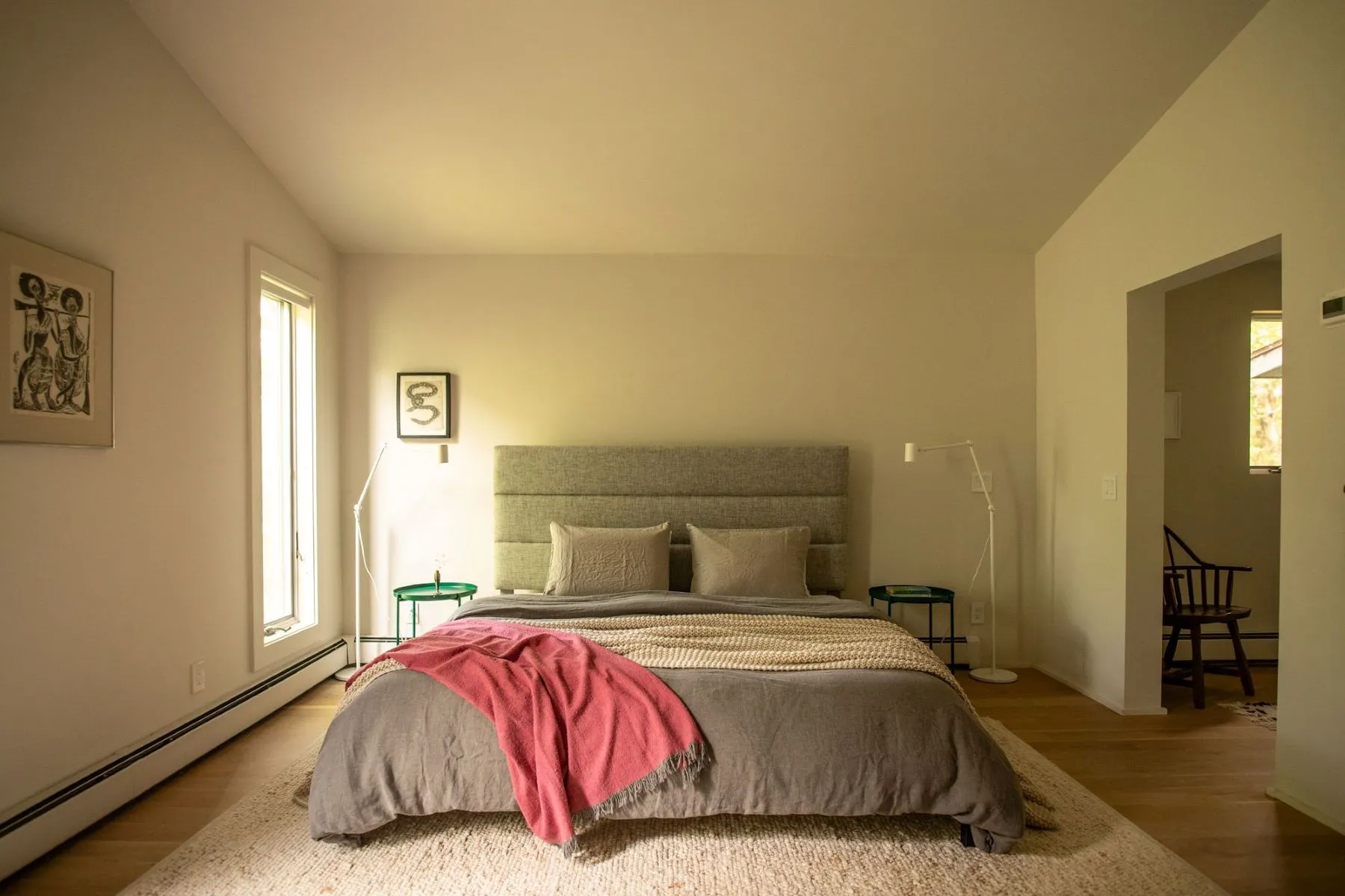 chambre décoration contemporaine maison rénovée