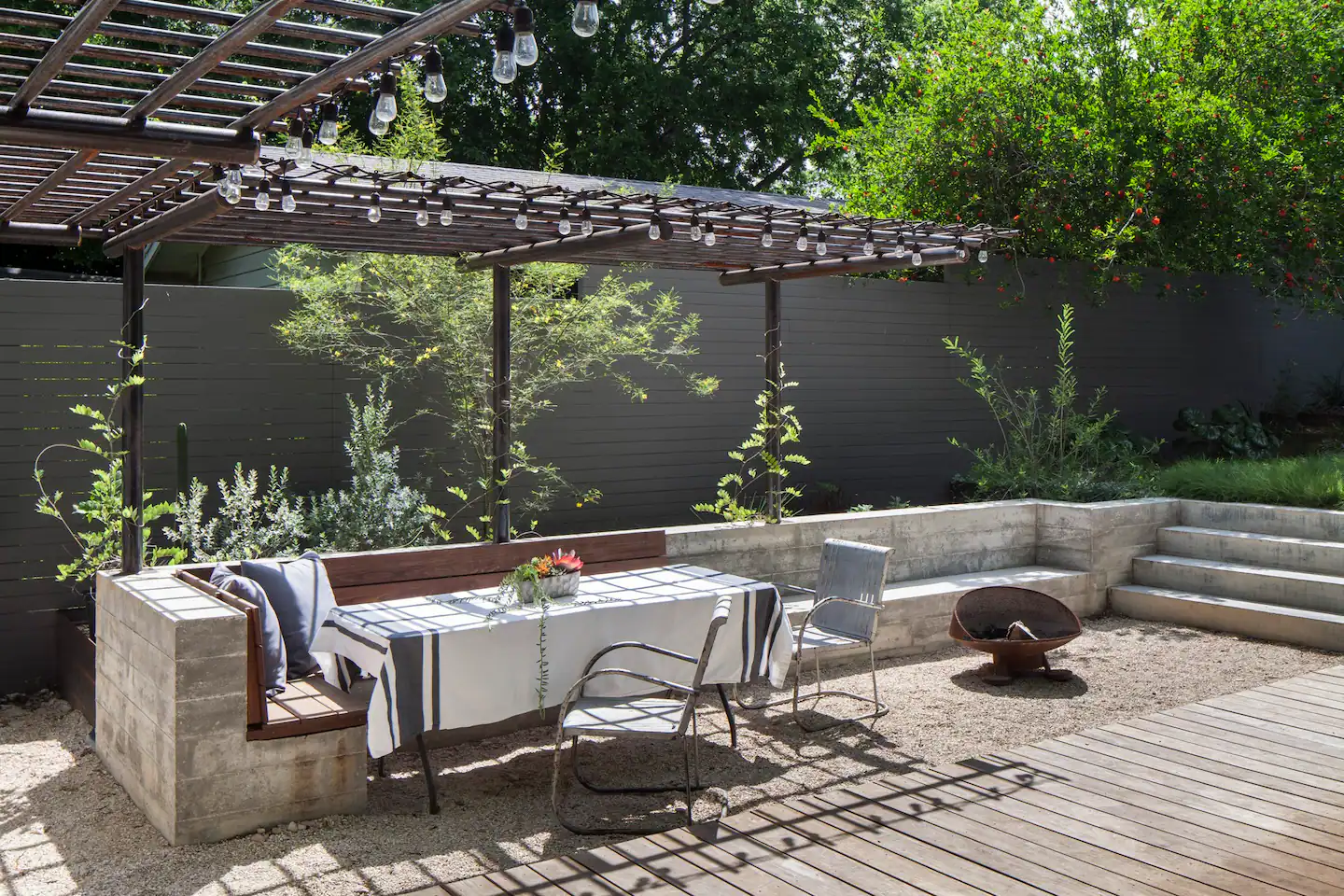 terrasse avec pergola