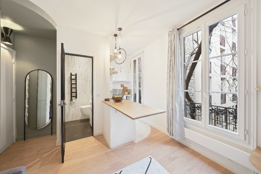studio Paris 15m2