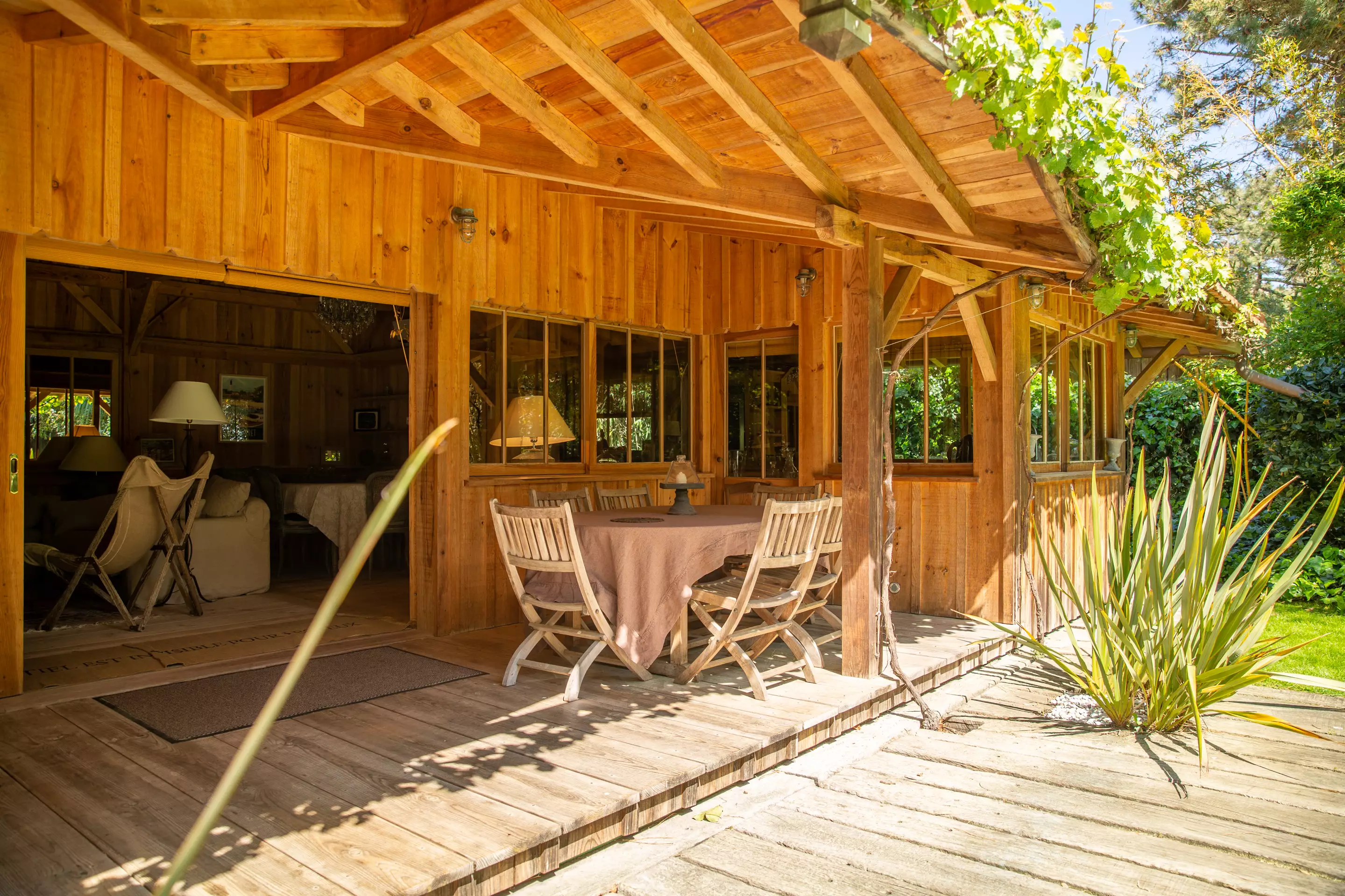 terrasse maison en bois à louer Cap Ferret terrasse maison en bois à louer Cap Ferret
