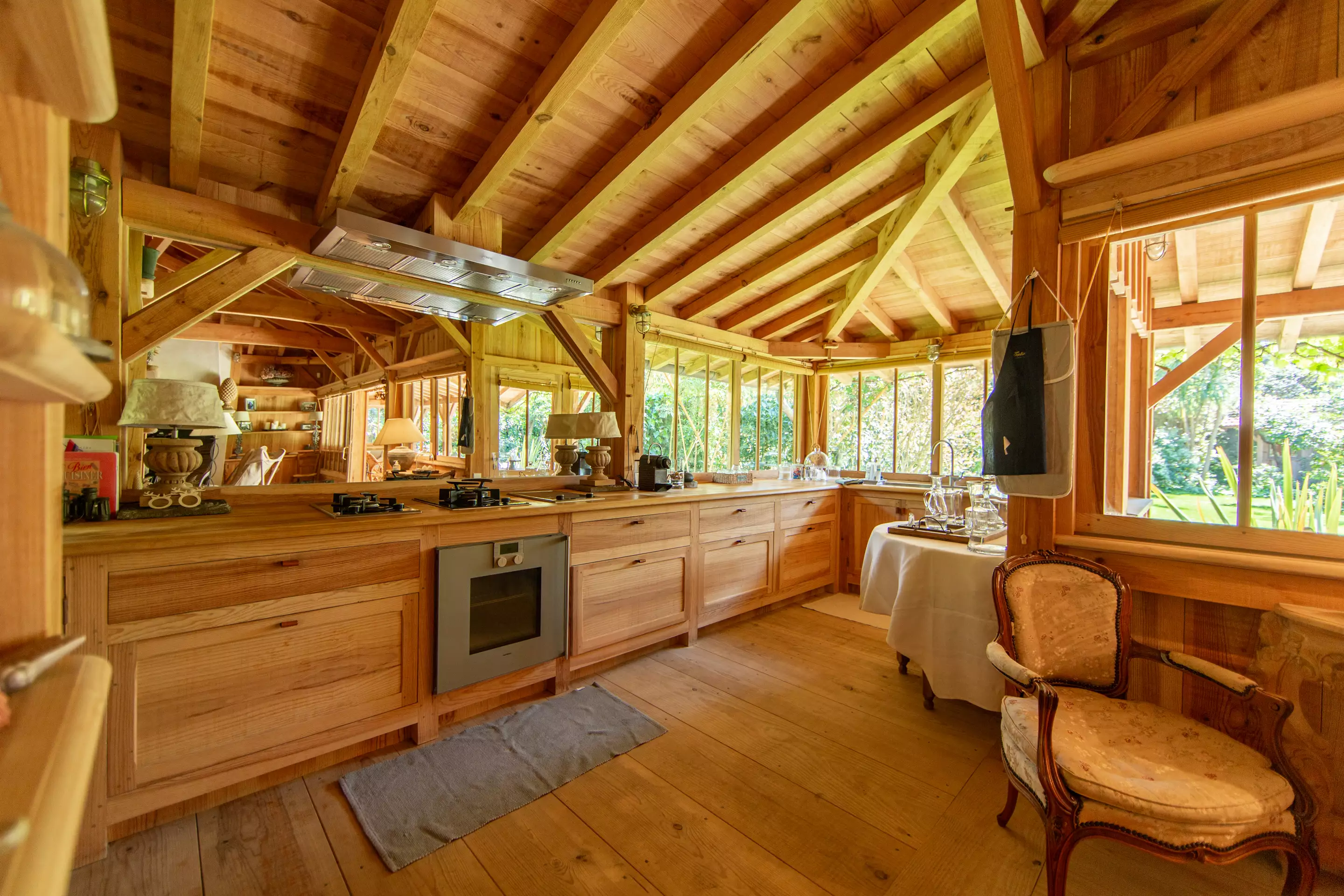 cuisine maison en bois à louer Cap Ferret cuisine maison en bois à louer Cap Ferret