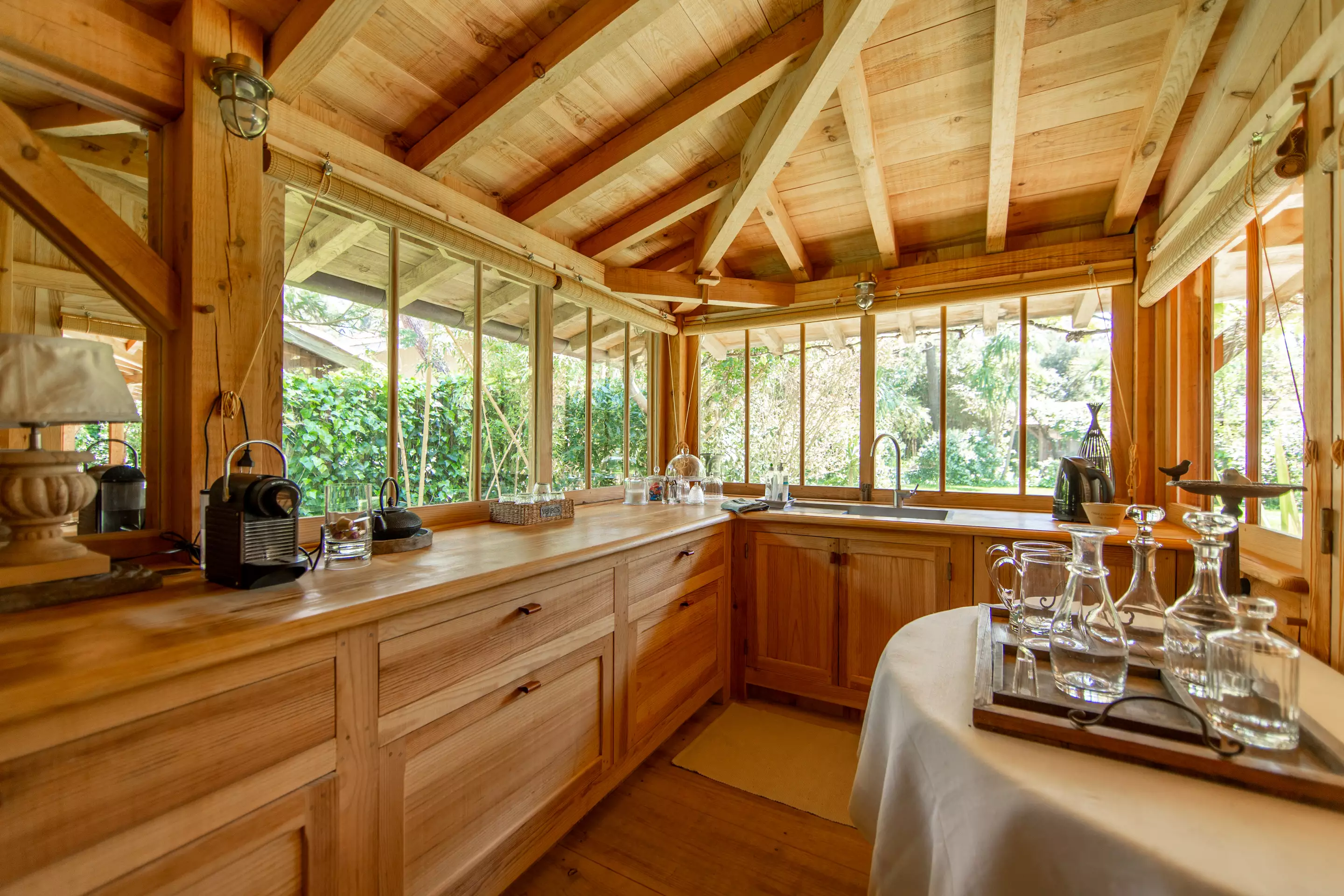 cuisine maison en bois à louer Cap Ferret cuisine maison en bois à louer Cap Ferret
