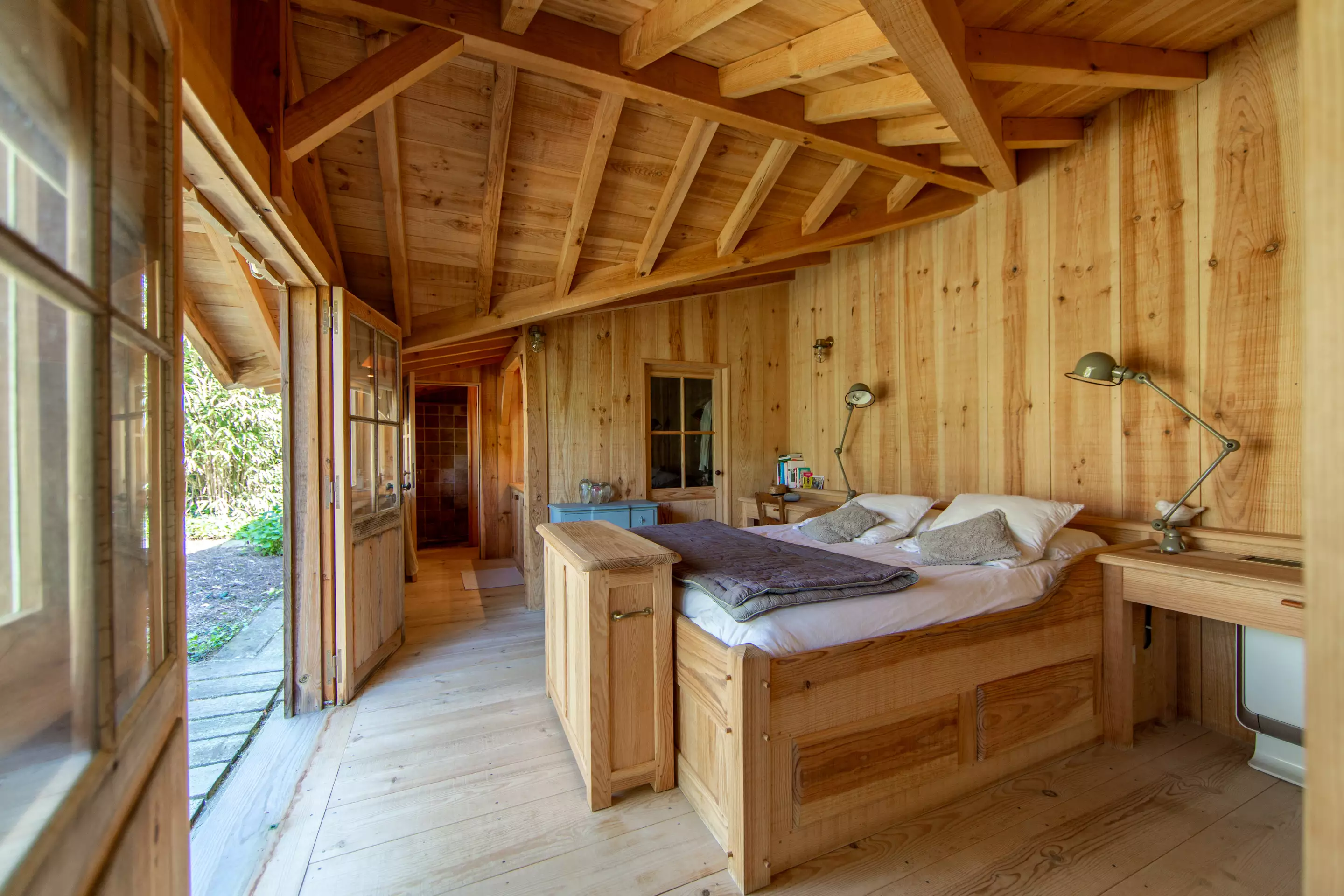 chambre maison en bois à louer Cap Ferret chambre maison en bois à louer Cap Ferret