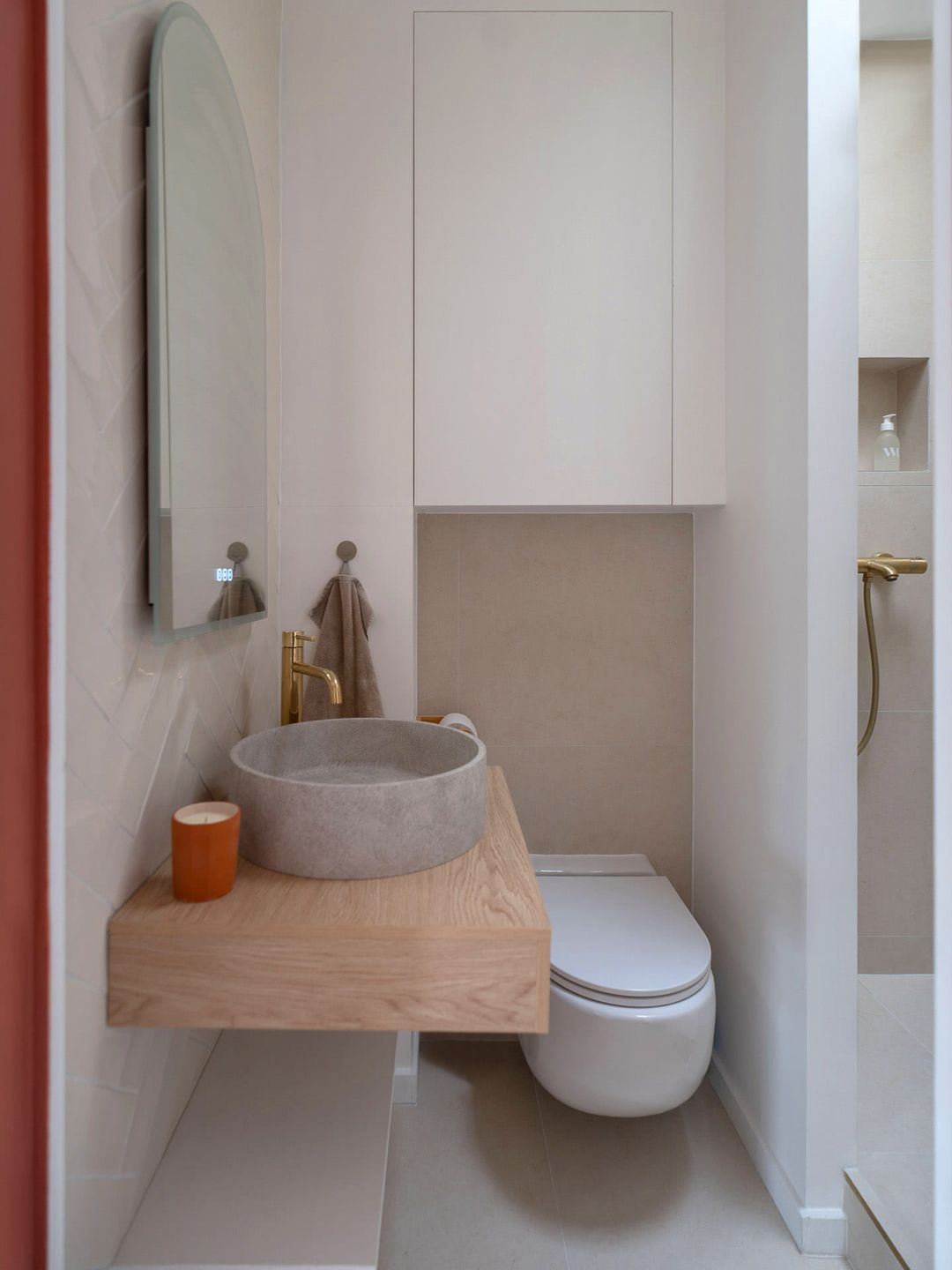 salle d salle d'eau design studio 18m2 Paris