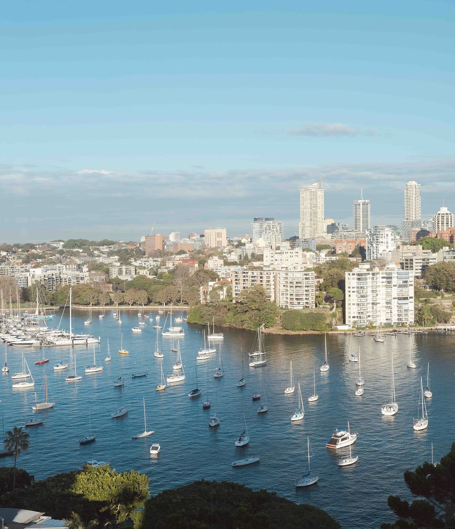 appartement design avec vue sur Sydney