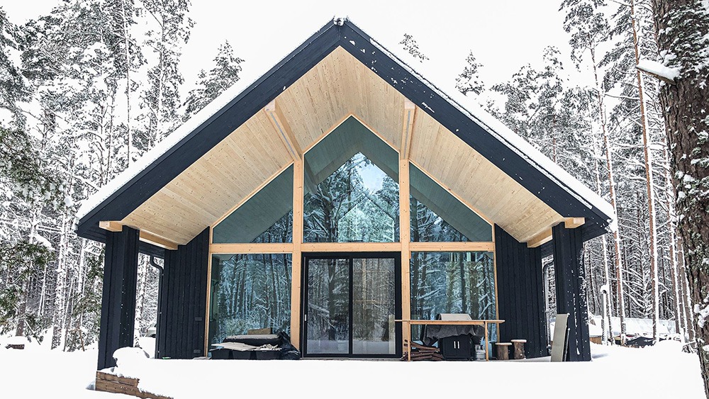 maison préfabriquée en bois EcoTown dans les Pyrénées maison préfabriquée en bois EcoTown dans les Pyrénées