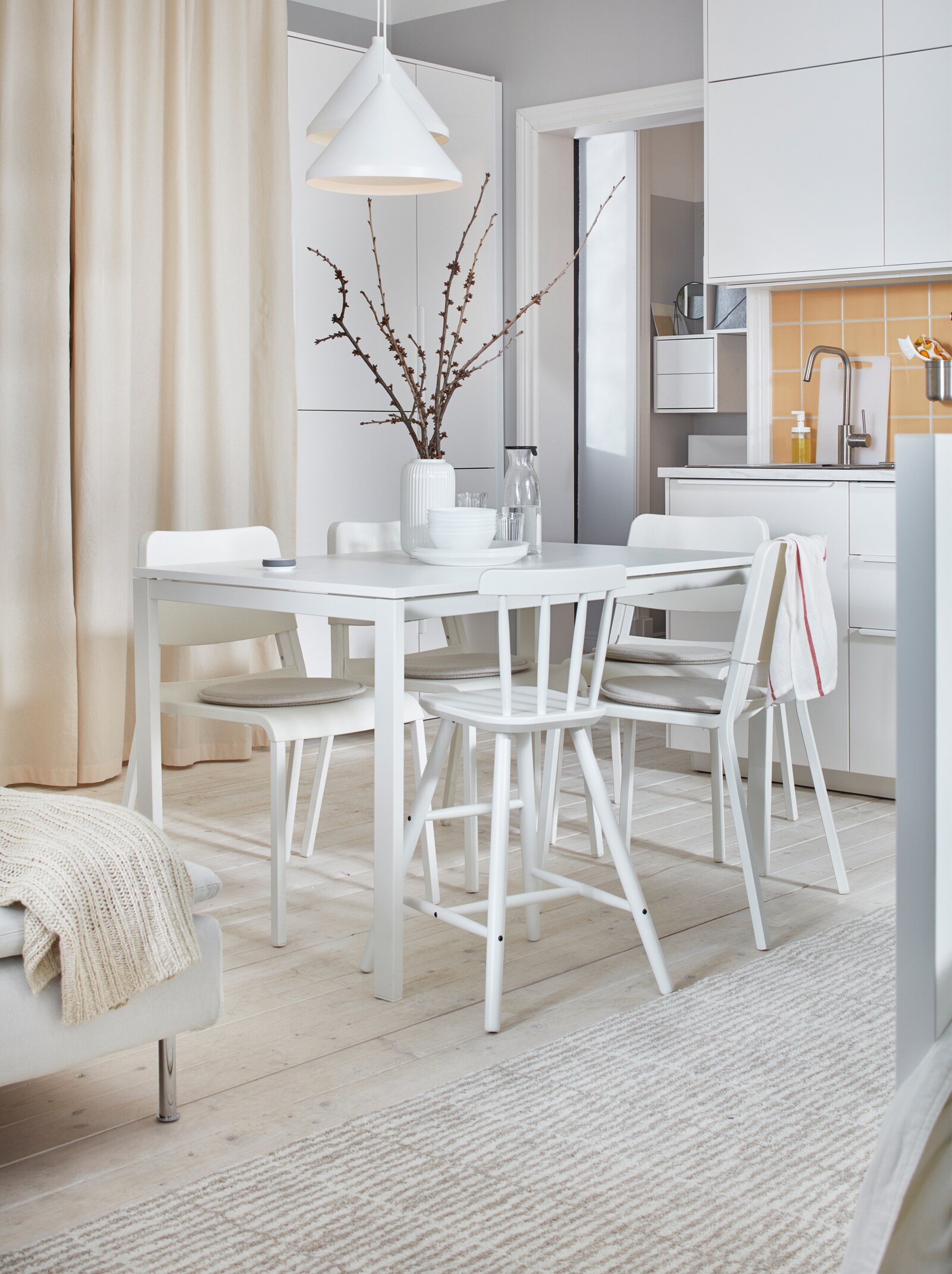 aménagement studio blanc par IKEA
