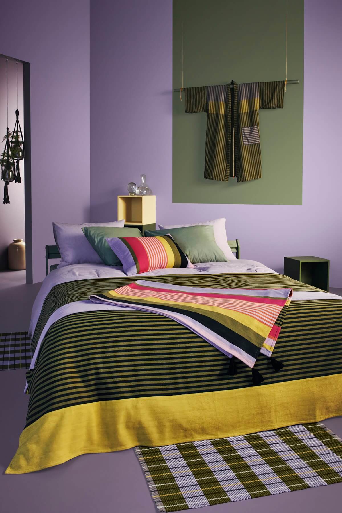 chambre décoration colorée